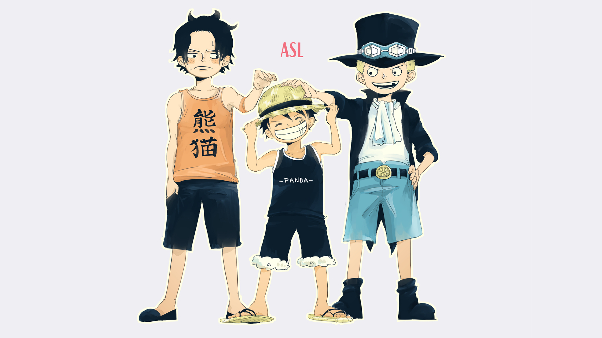 Ace, Luffy, and Sabo from One Piece HD Wallpaper