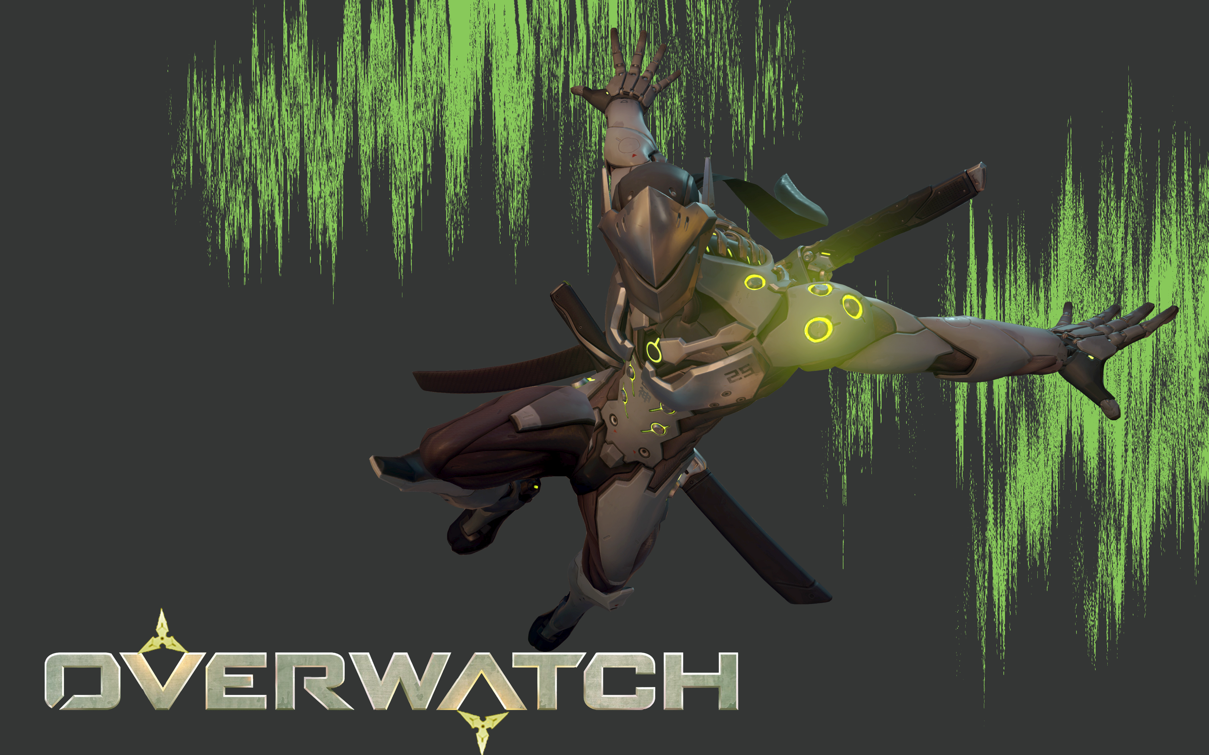 Genji from Overwatch HD Wallpaper