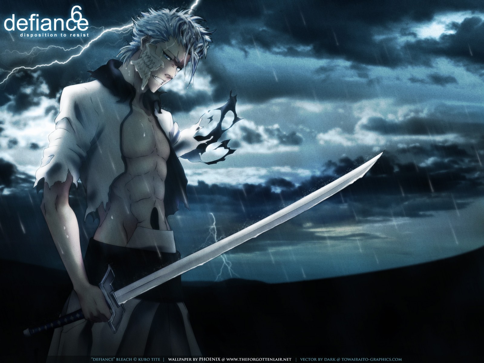 Grimmjow Jaegerjaquez from Bleach HD Wallpaper