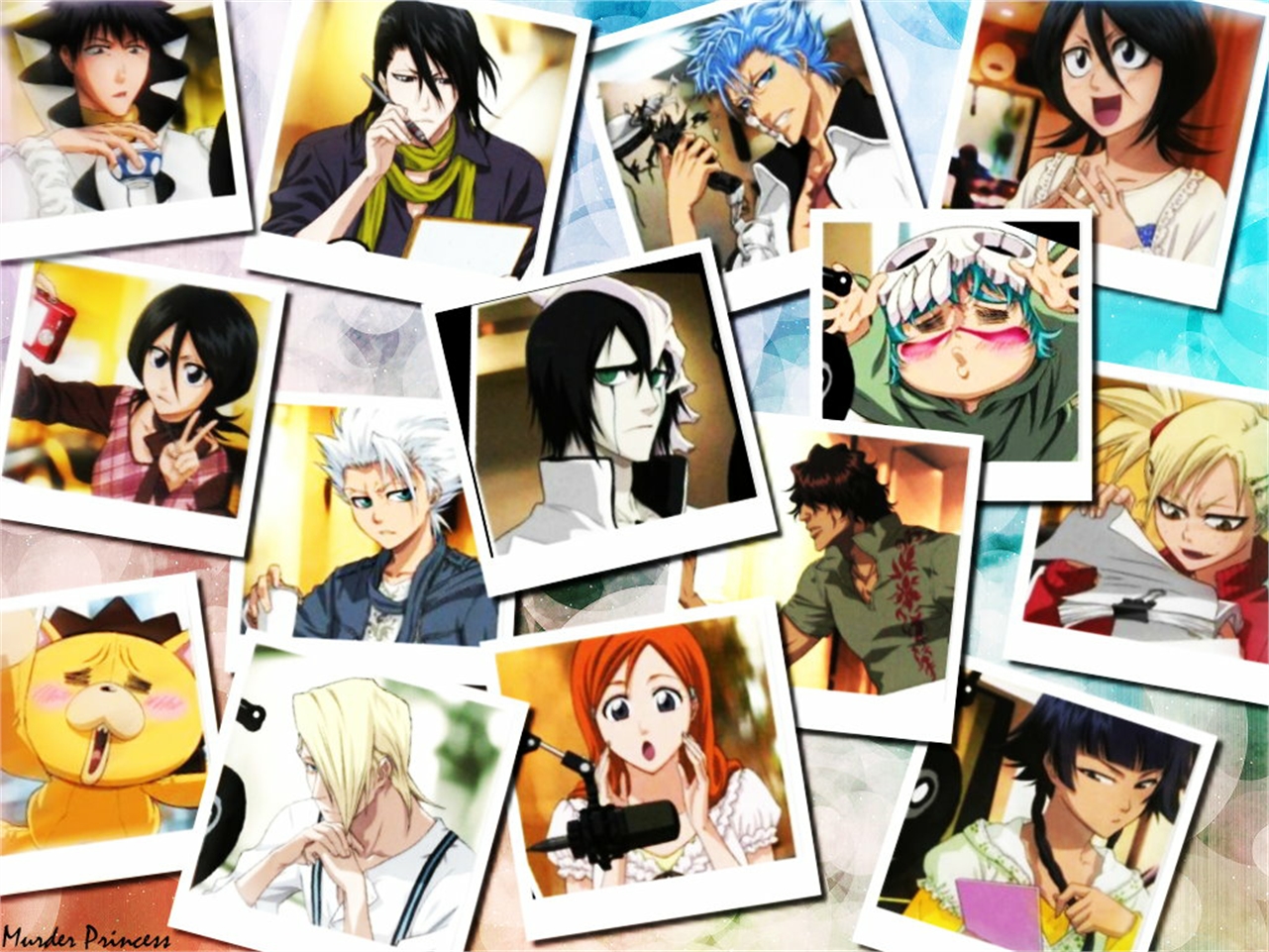 Bleach characters collage HD Wallpaper