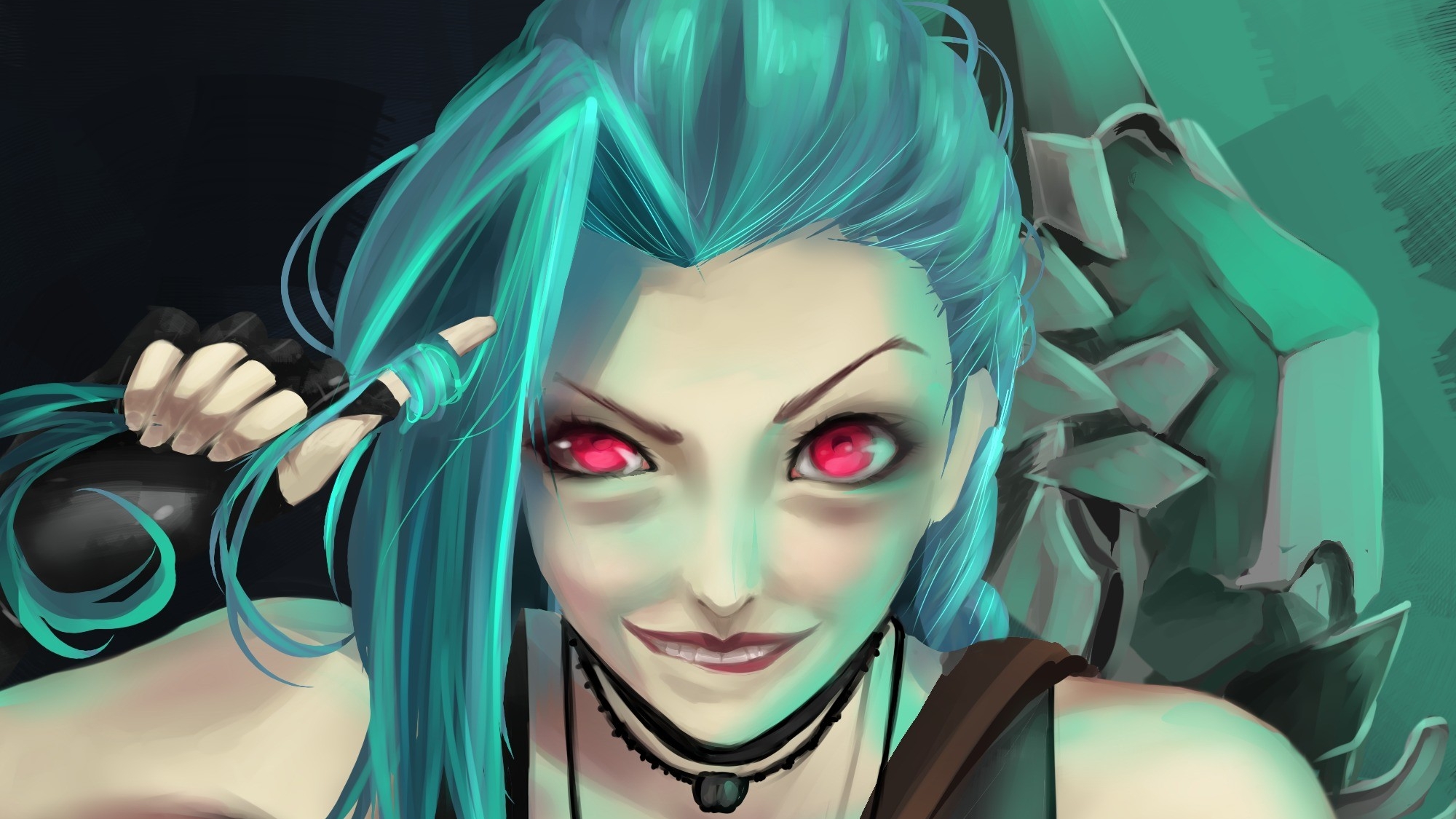 Jinx from League of Legends HD Wallpaper