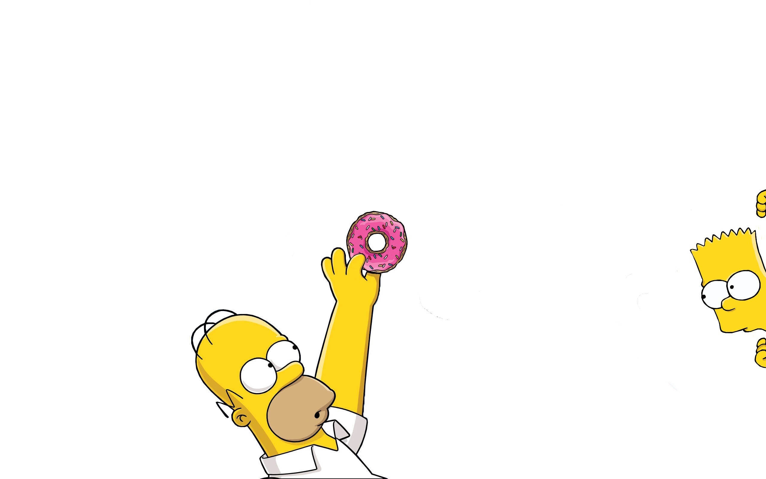Homer Simpson and Bart Simpson HD Wallpaper