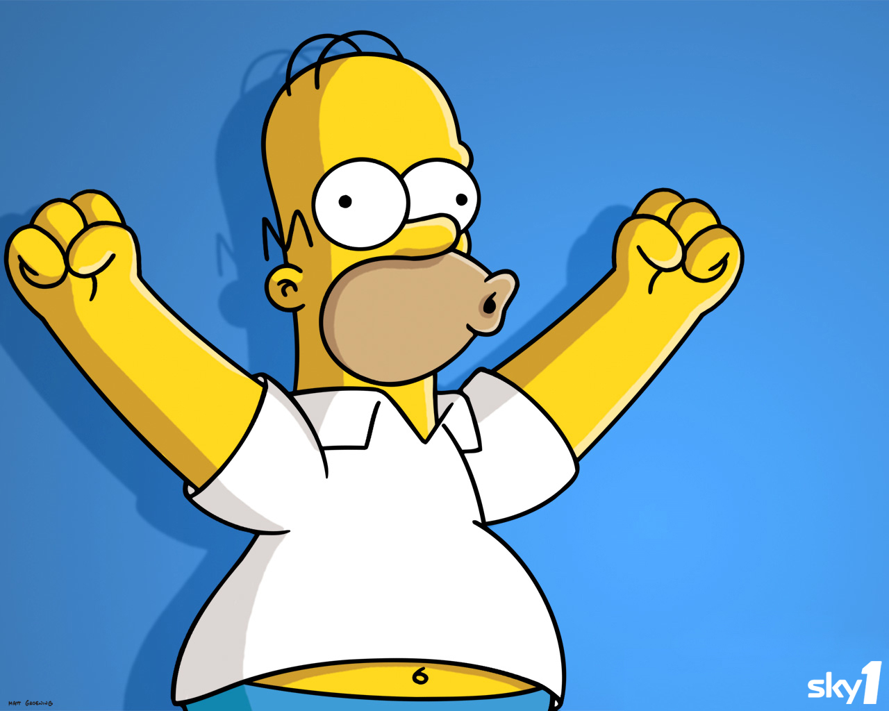 Homer Simpson from The Simpsons HD Wallpaper