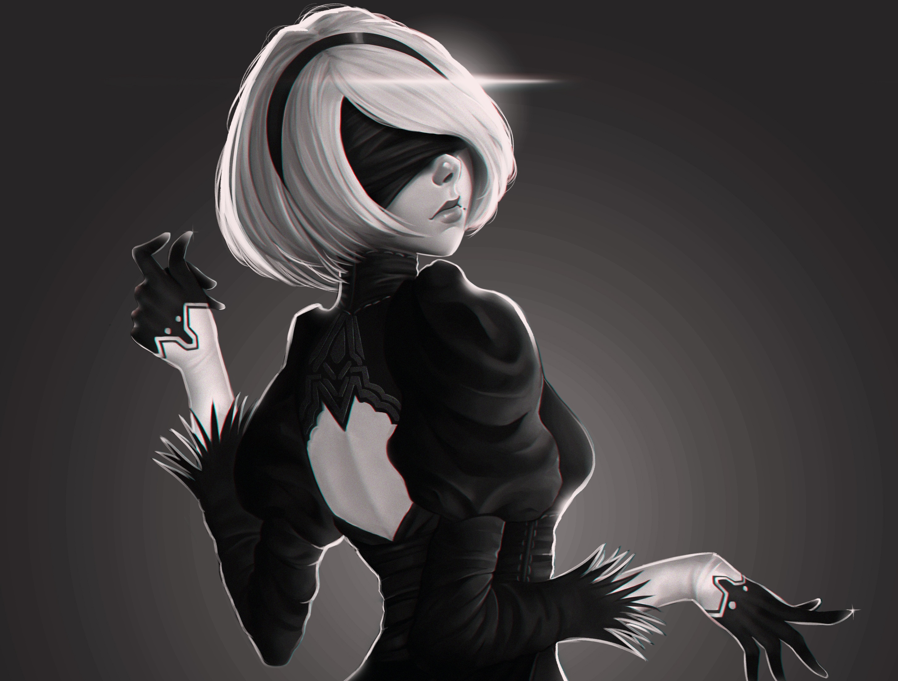 YoRHa No. 2 Type B from NieR:Automata HD Wallpaper
