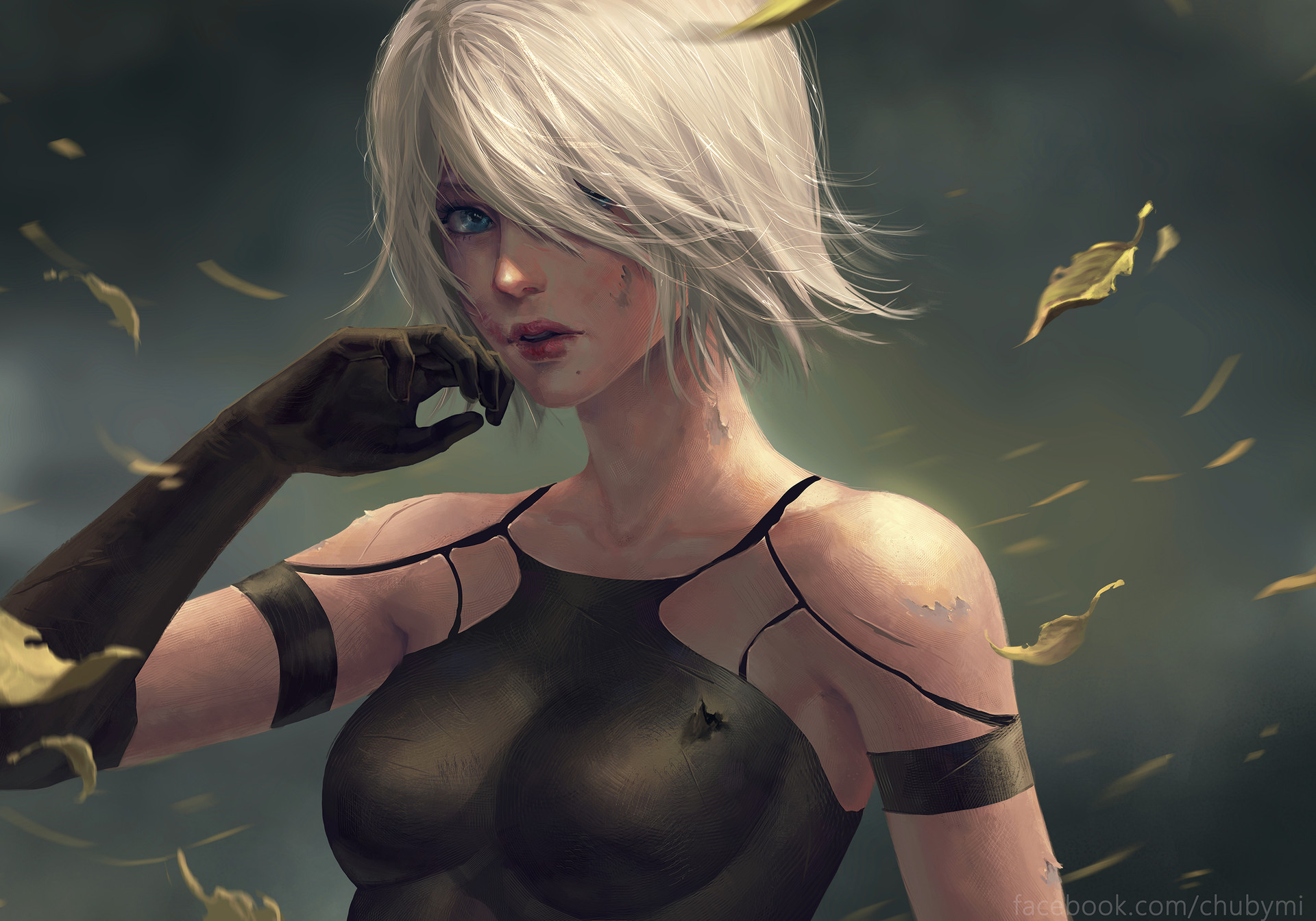 2B from NieR: Automata HD Wallpaper