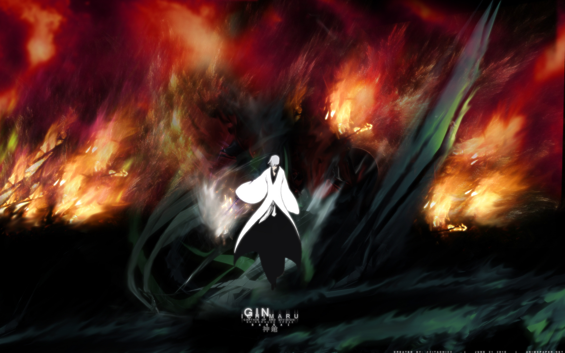 Gin Ichimaru from Bleach HD Wallpaper