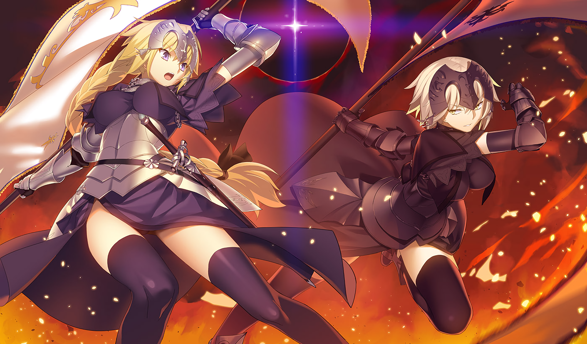 Jeanne d'Arc from Fate Series HD Wallpaper