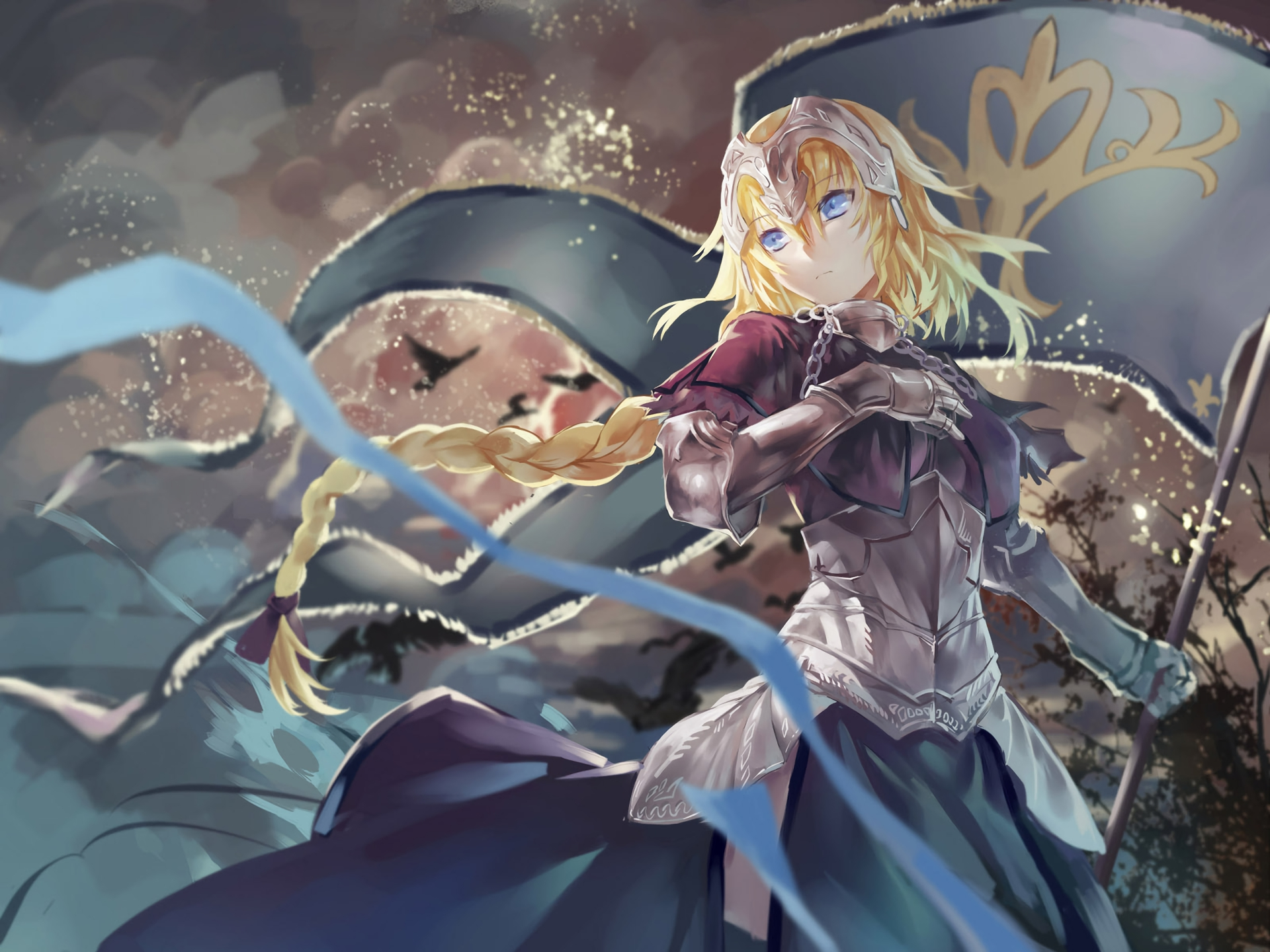 Jeanne d'Arc from Fate Series HD Wallpaper