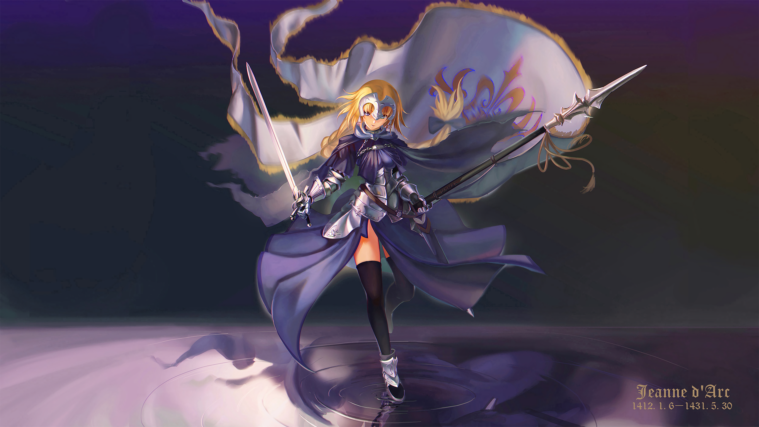 Jeanne d'Arc from Fate Series HD Wallpaper