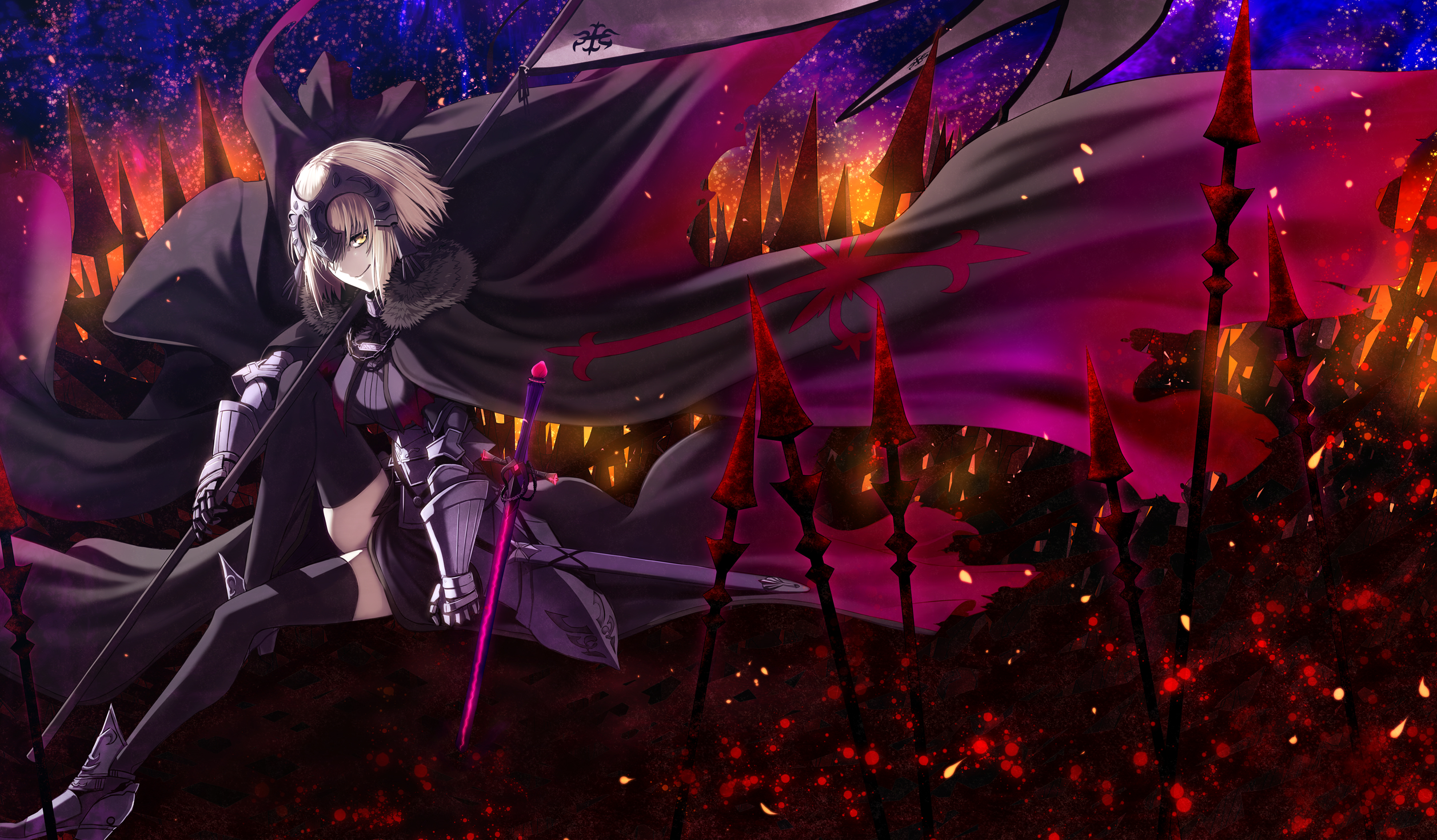 Jeanne d'Arc Alter from Fate/Grand Order HD Wallpaper
