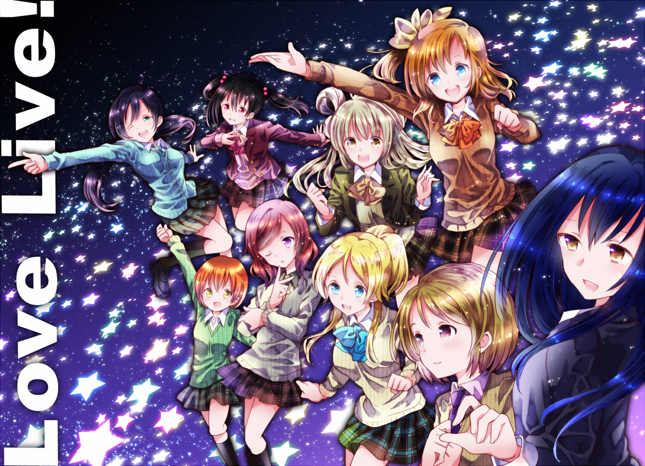 Love Live! School Idol Project characters HD Wallpaper