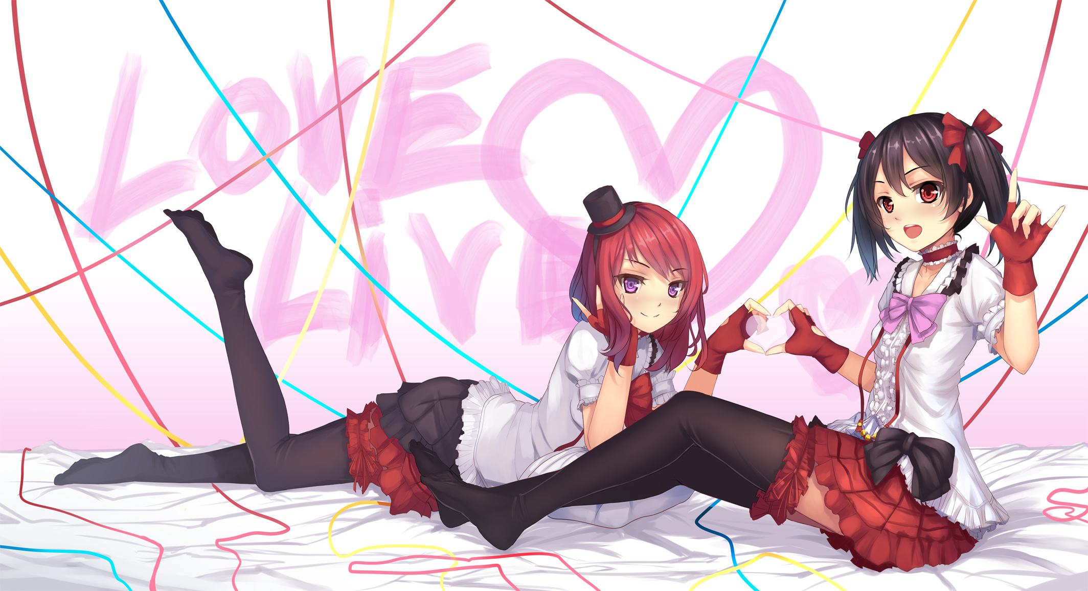 Maki Nishikino and Nico Yazawa from Love Live! HD Wallpaper
