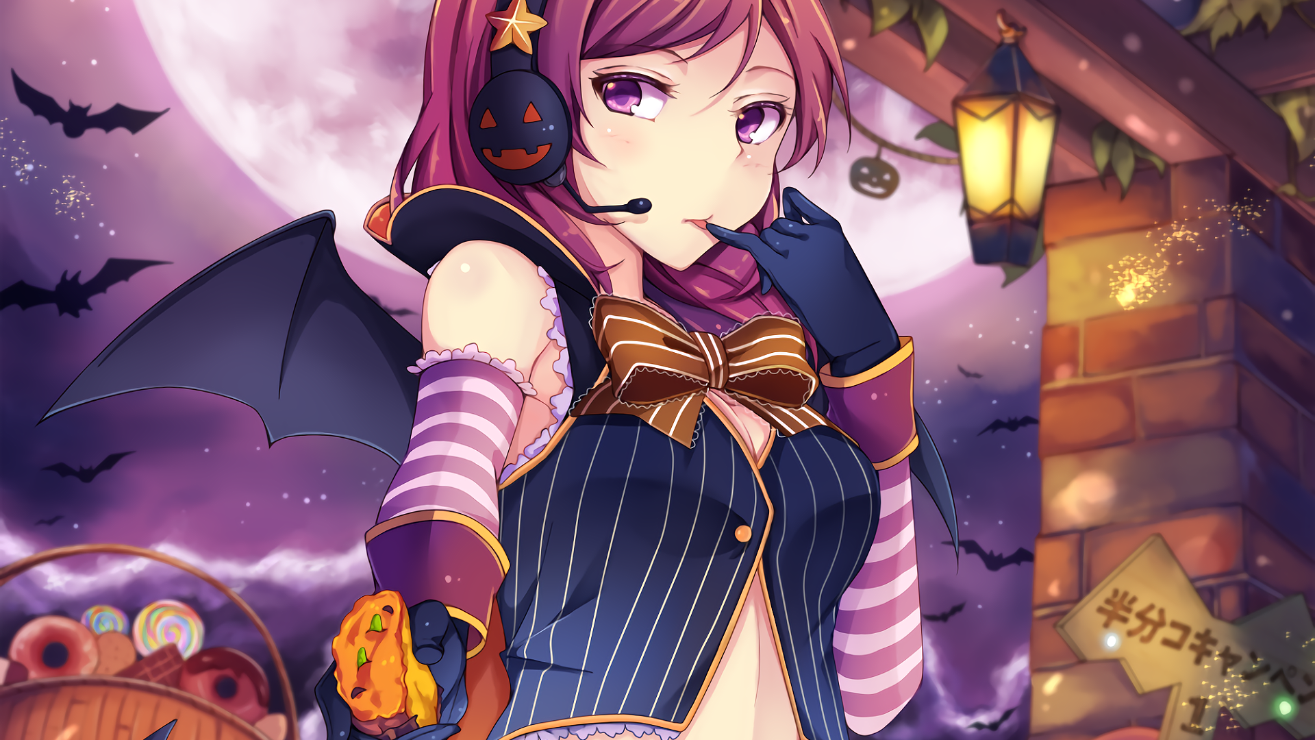 Maki Nishikino from Love Live! Halloween HD Wallpaper