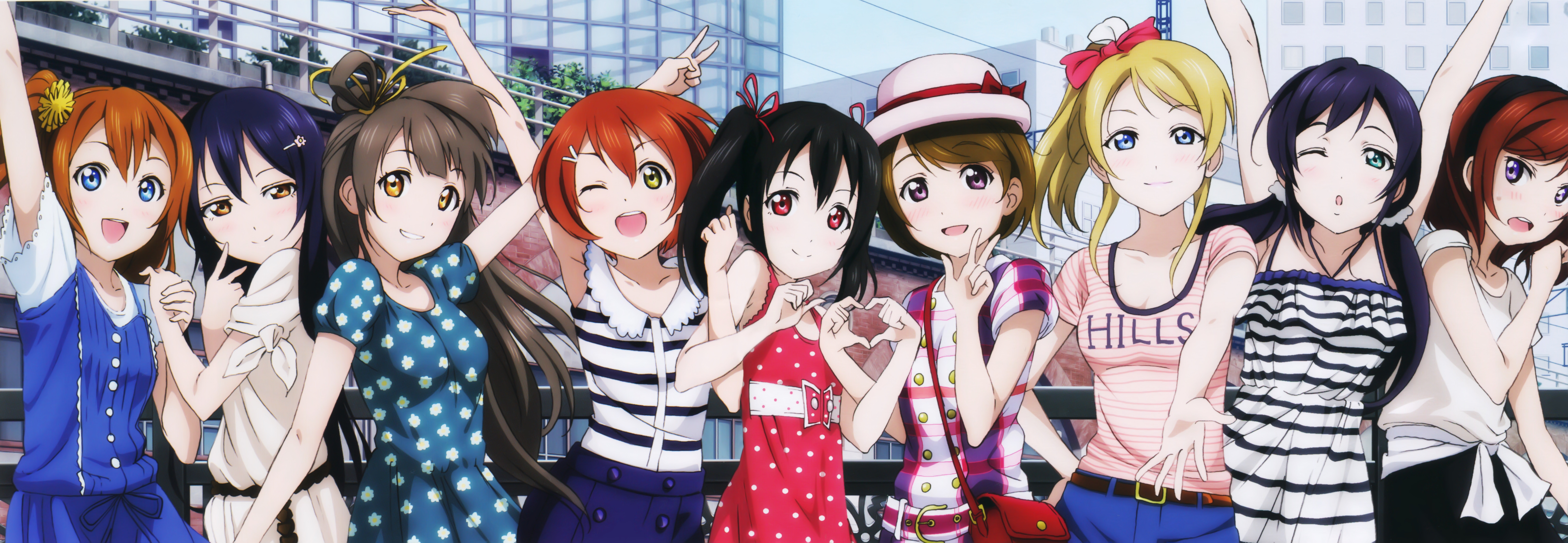 Love Live! School Idol Project characters HD Wallpaper