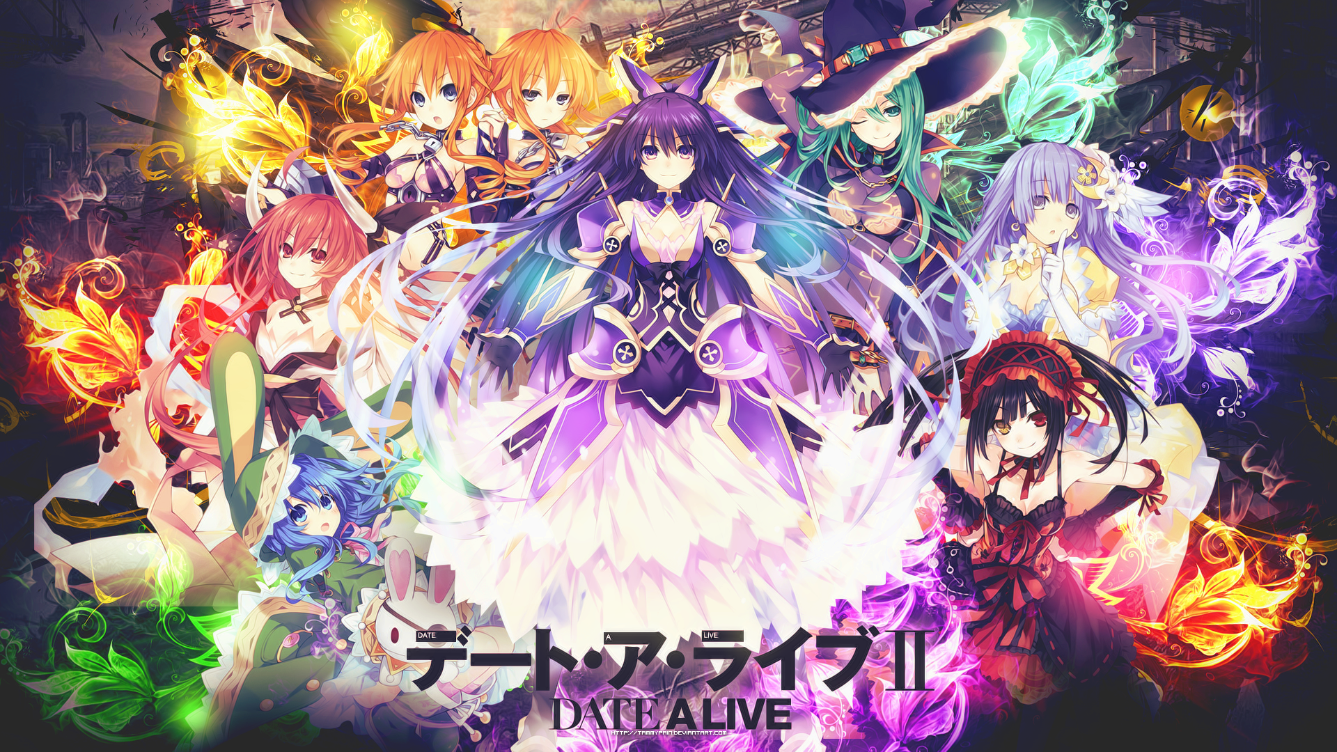 Date A Live II Kurumi Tokisaki HD Wallpaper