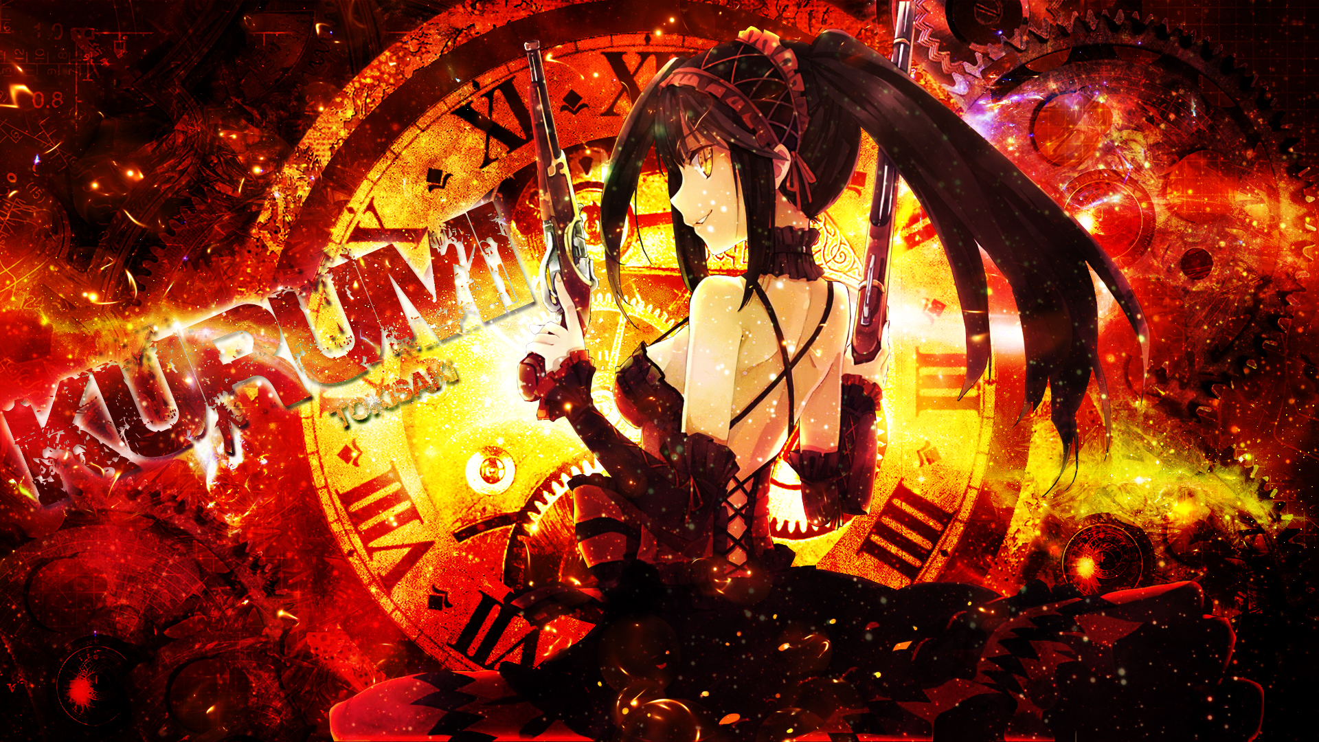 Kurumi Tokisaki from Date A Live HD Wallpaper