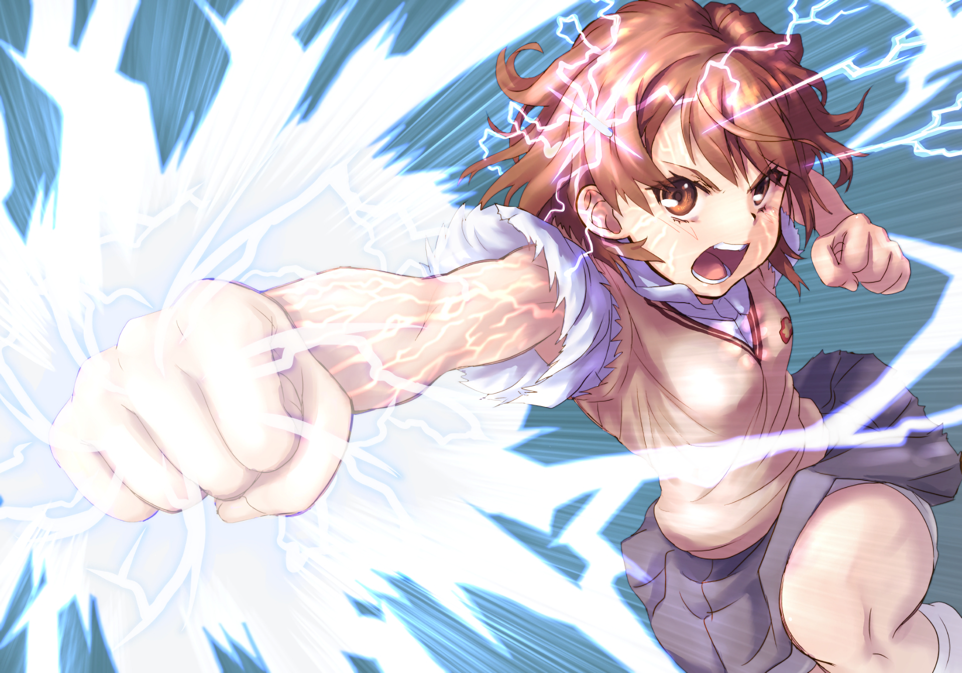 Mikoto Misaka from Toaru Majutsu no Index HD Wallpaper