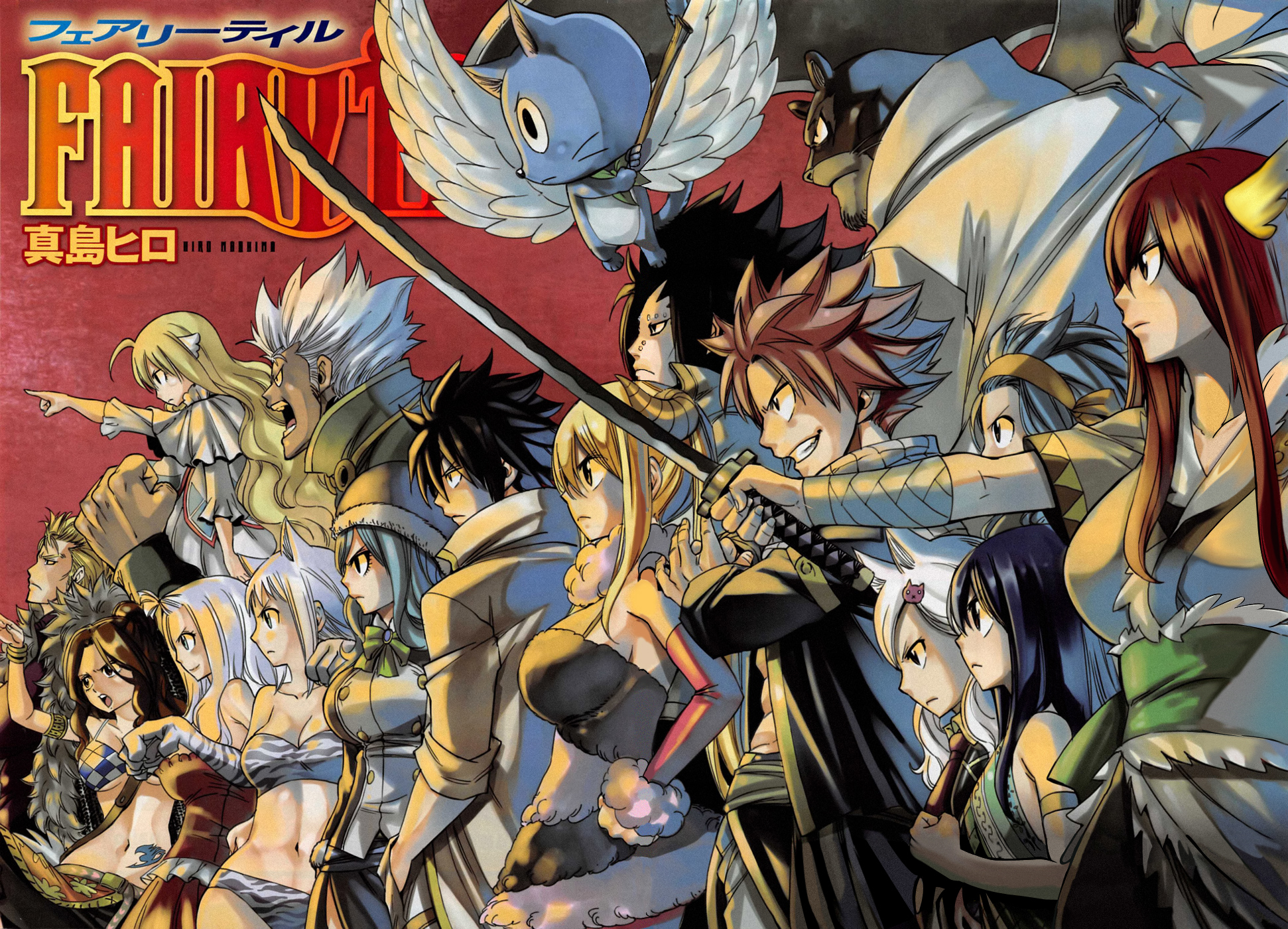 Fairy Tail characters HD Wallpaper