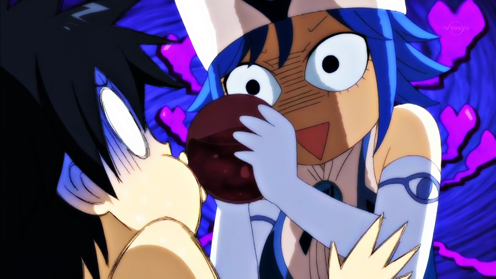 Juvia and Gray from Fairy Tail HD Wallpaper