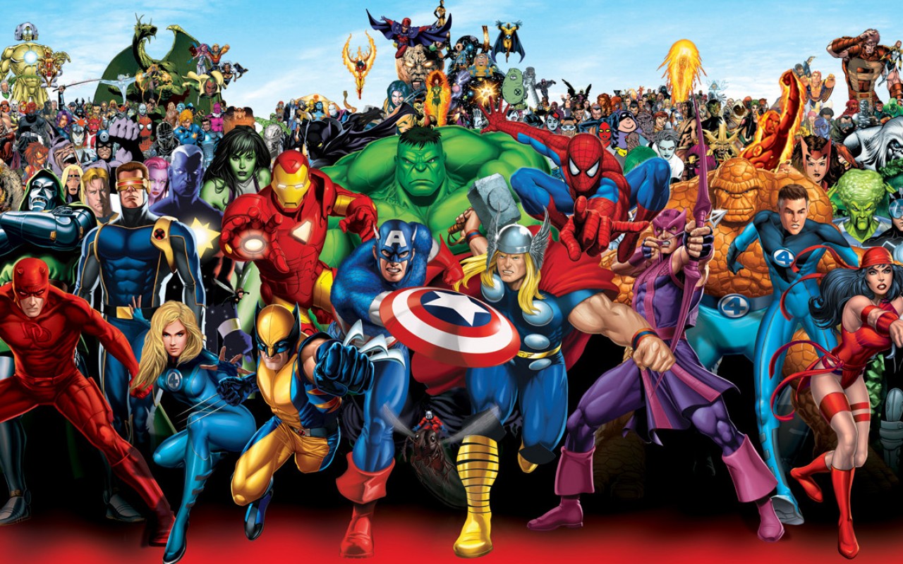 Marvel Comics Superheroes Assemble HD Wallpaper