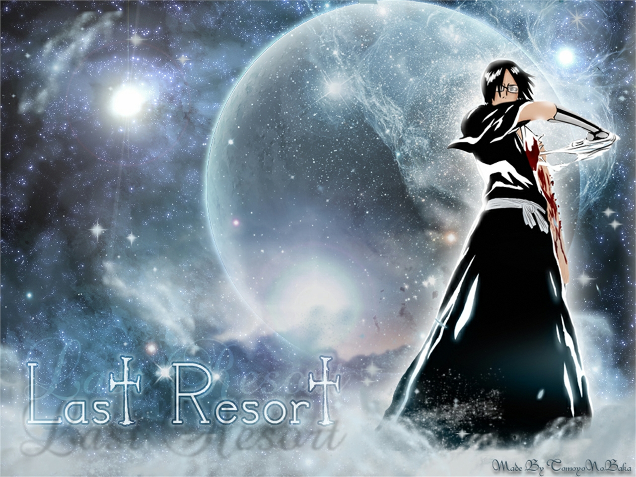 Uryū Ishida from Bleach in space HD Wallpaper