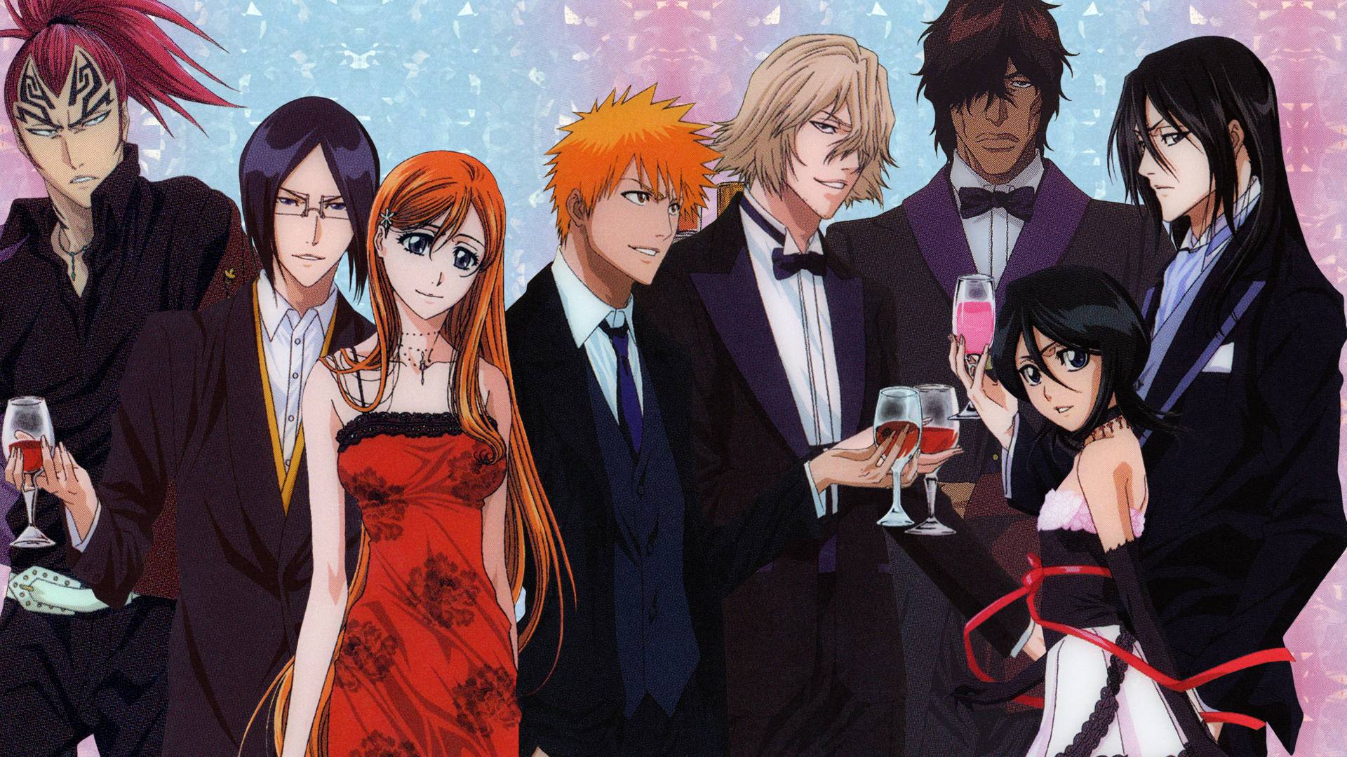Bleach characters in formal wear HD Wallpaper