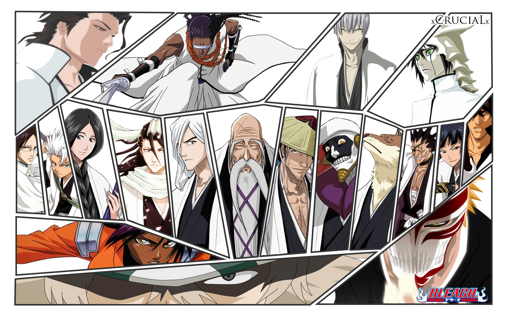 Bleach characters collage HD Wallpaper