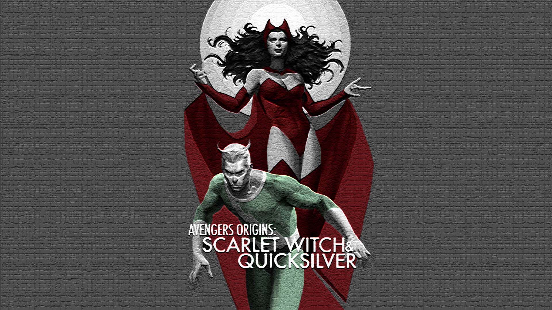 Scarlet Witch and Quicksilver from Avengers Origins HD Wallpaper