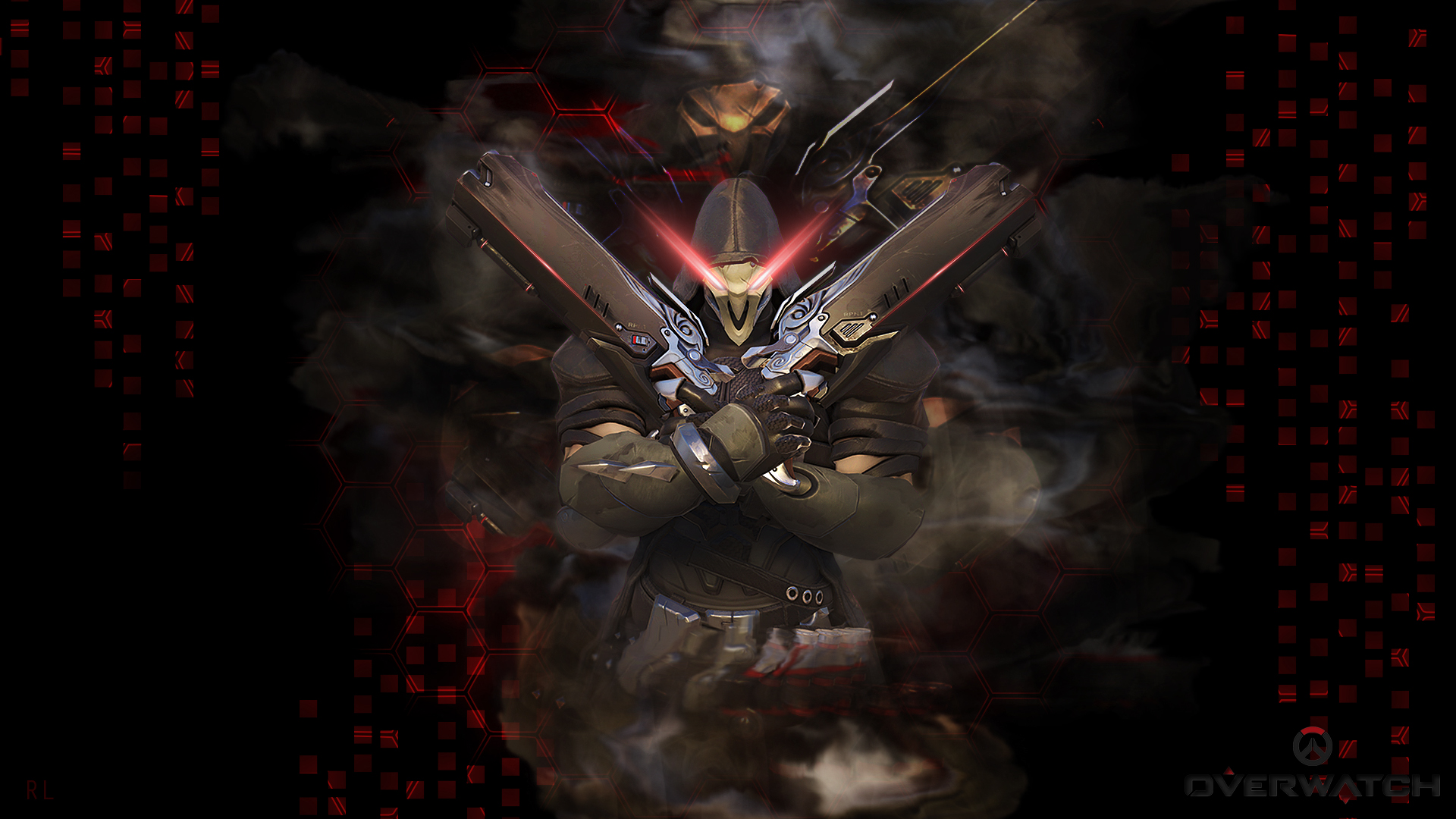Reaper from Overwatch HD Wallpaper