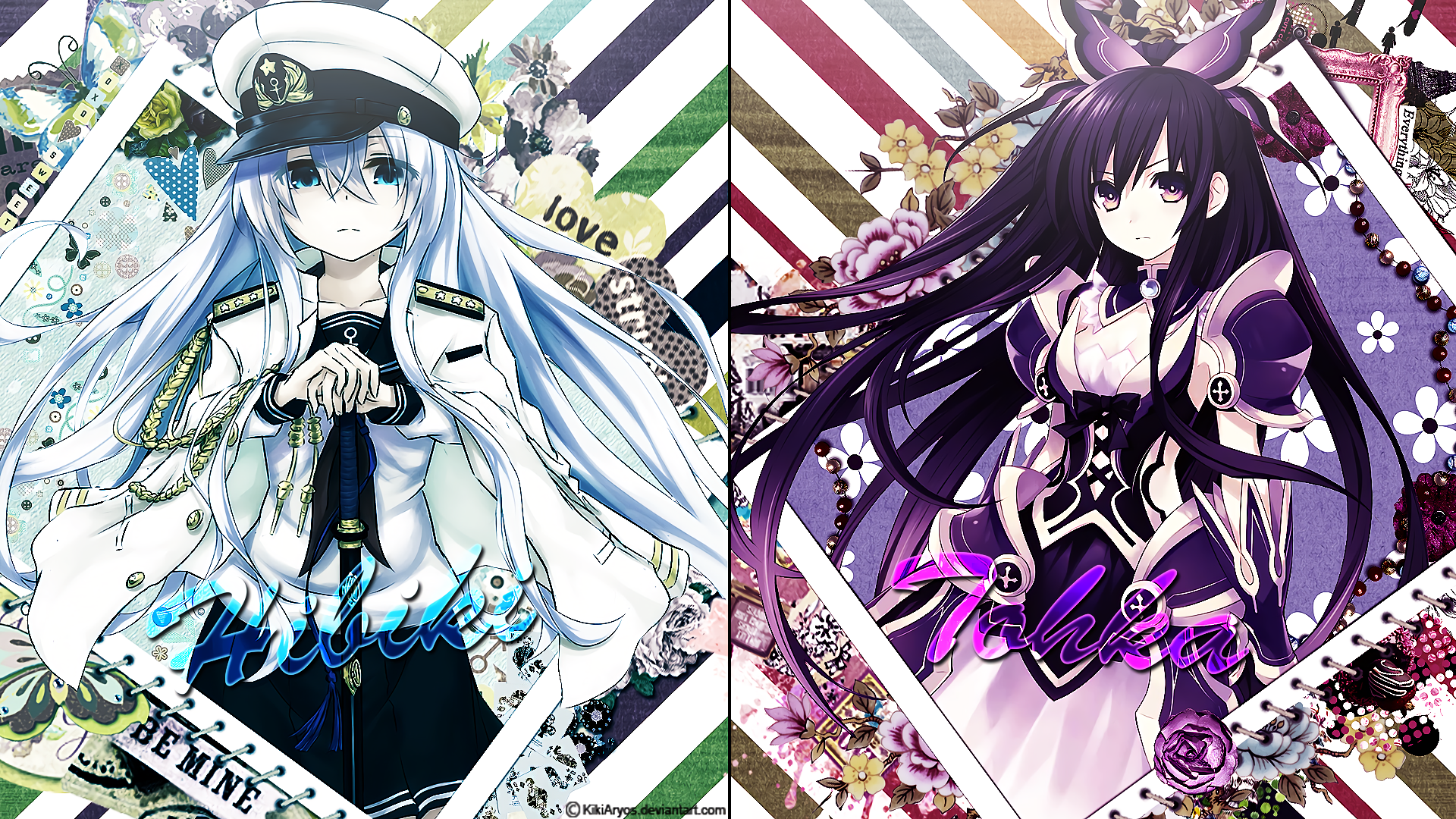 Hibiki and Toki from Kantai Collection HD Wallpaper