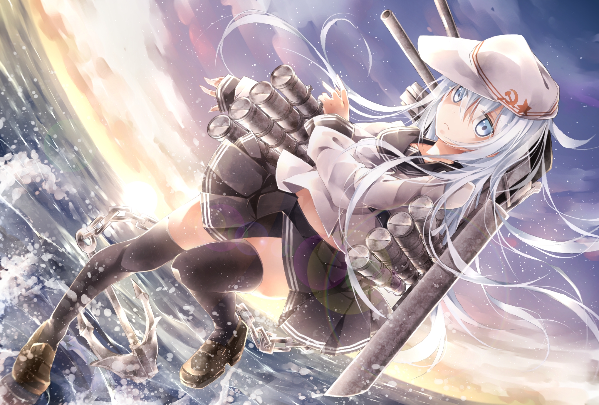 Hibiki from Kantai Collection HD Wallpaper