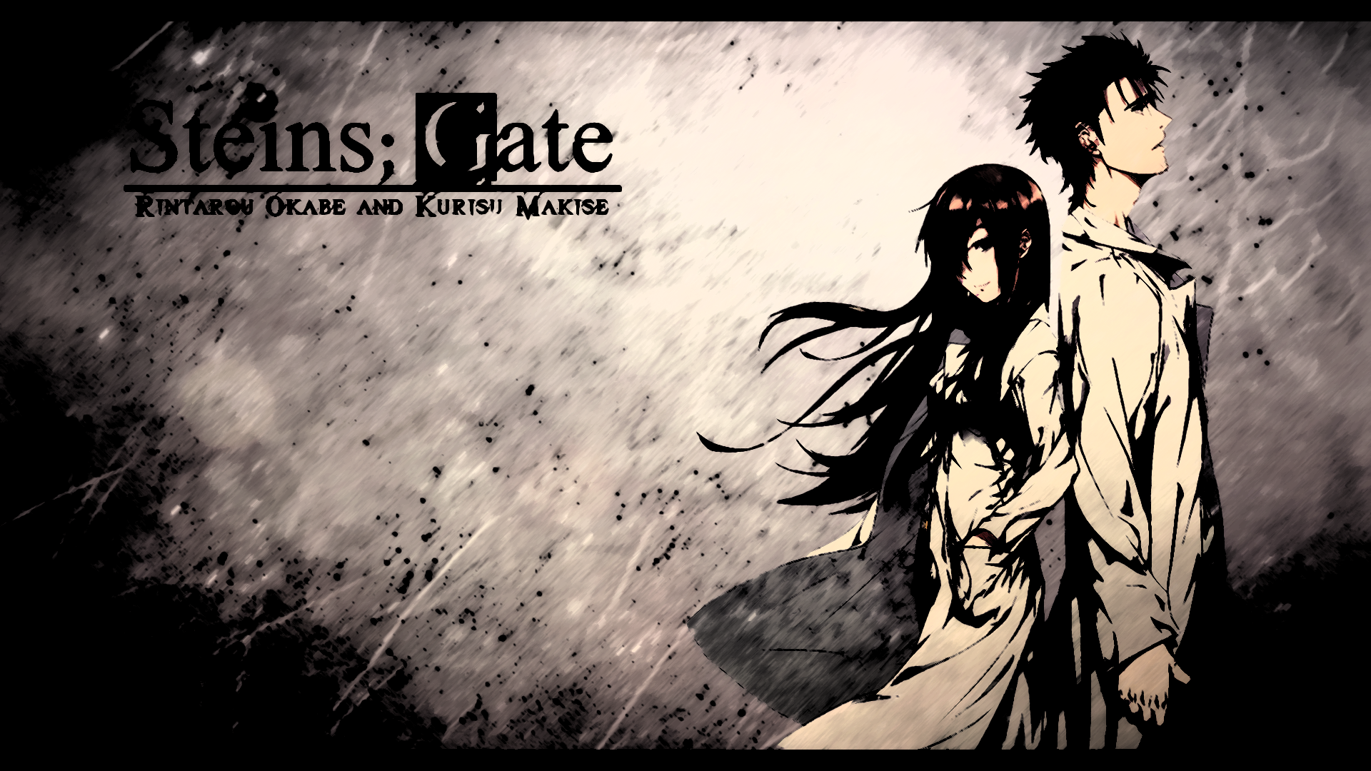 Steins;Gate Rintarou Okabe and Kurisu Makise HD Wallpaper