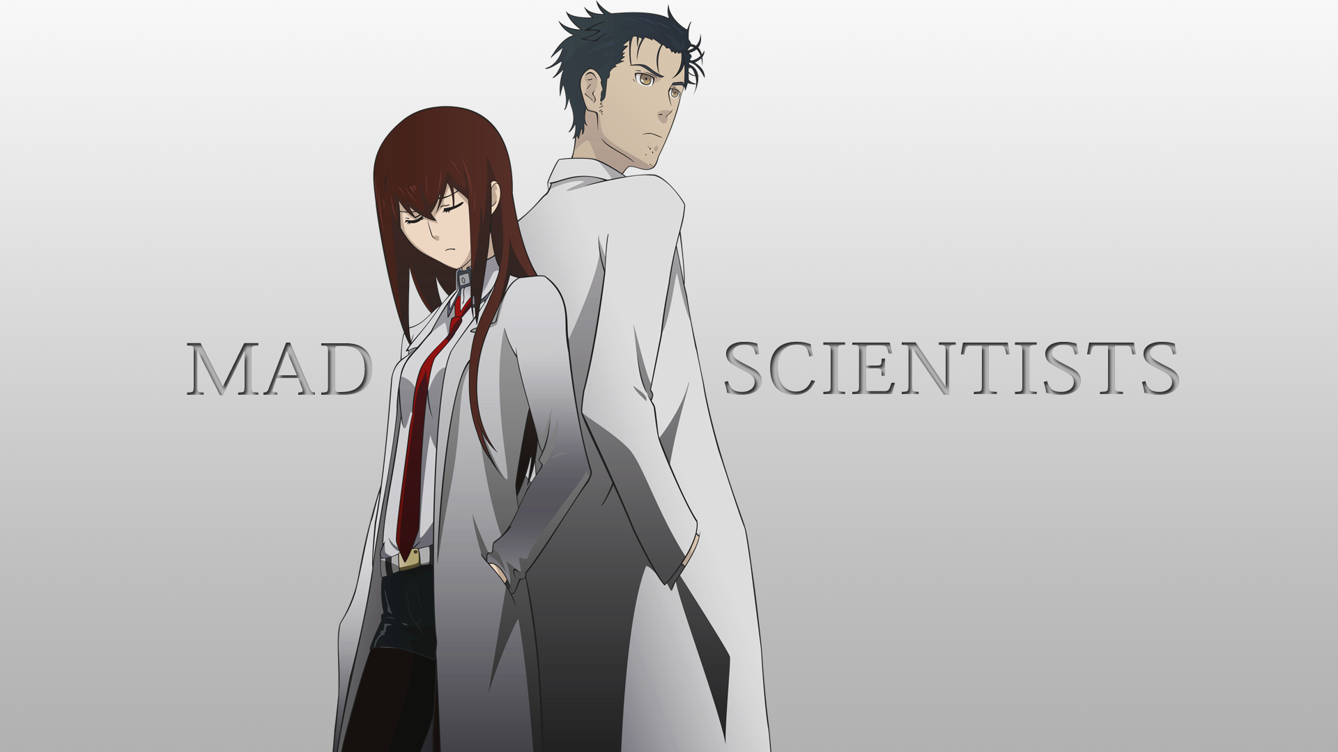 Kurisu Makise and Okabe Rintaro from Steins;Gate HD Wallpaper