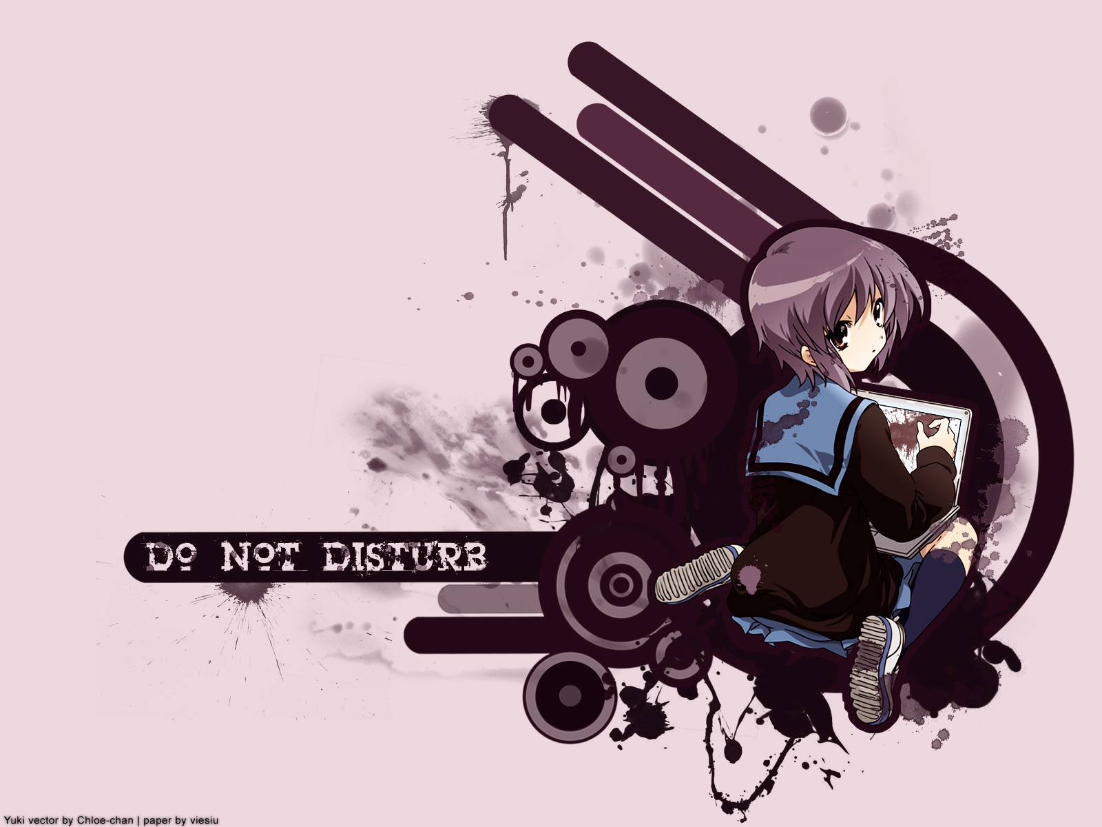 Yuki Nagato from The Melancholy of Haruhi Suzumiya HD Wallpaper