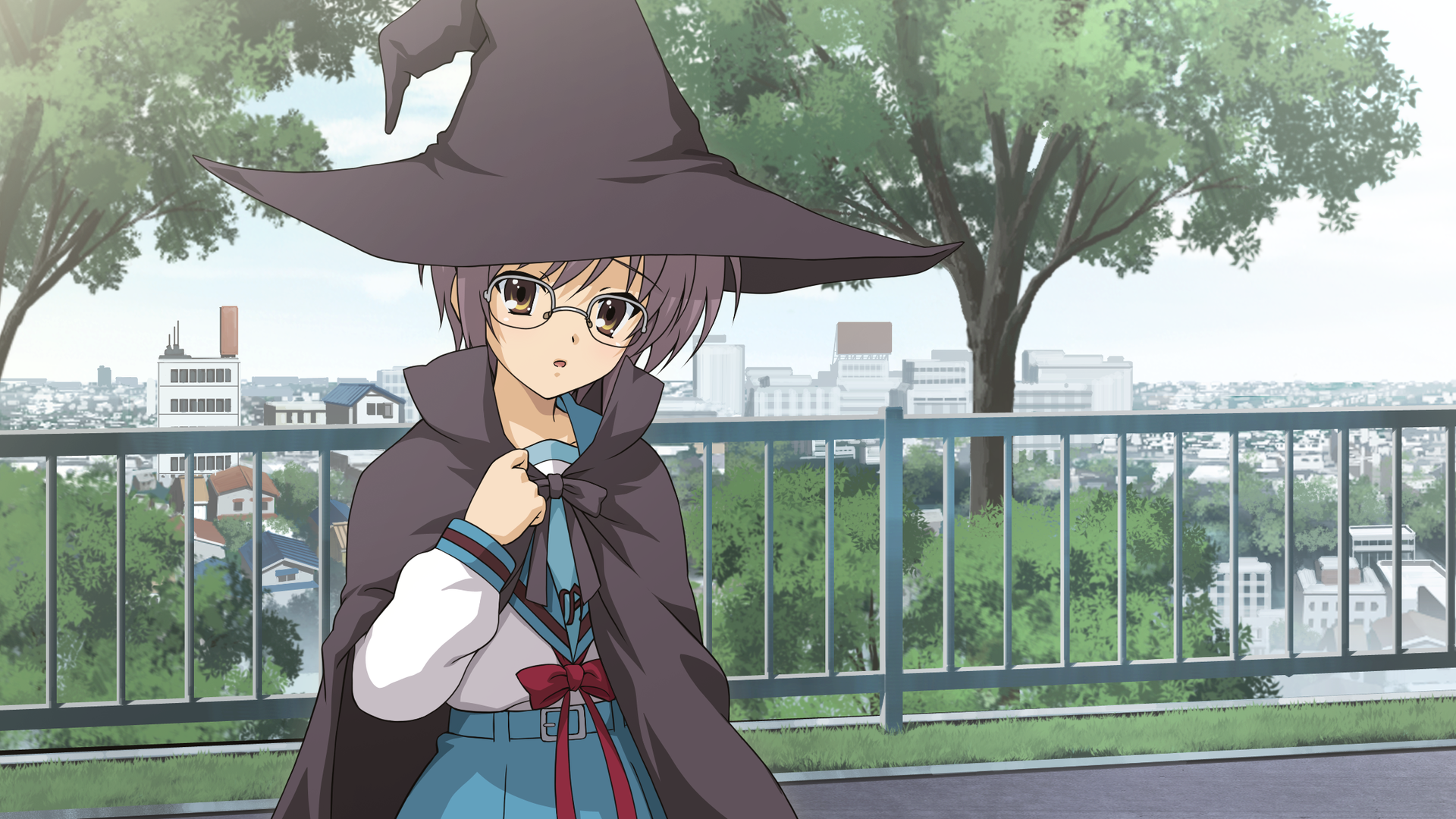 Yuki Nagato from The Melancholy of Haruhi Suzumiya HD Wallpaper