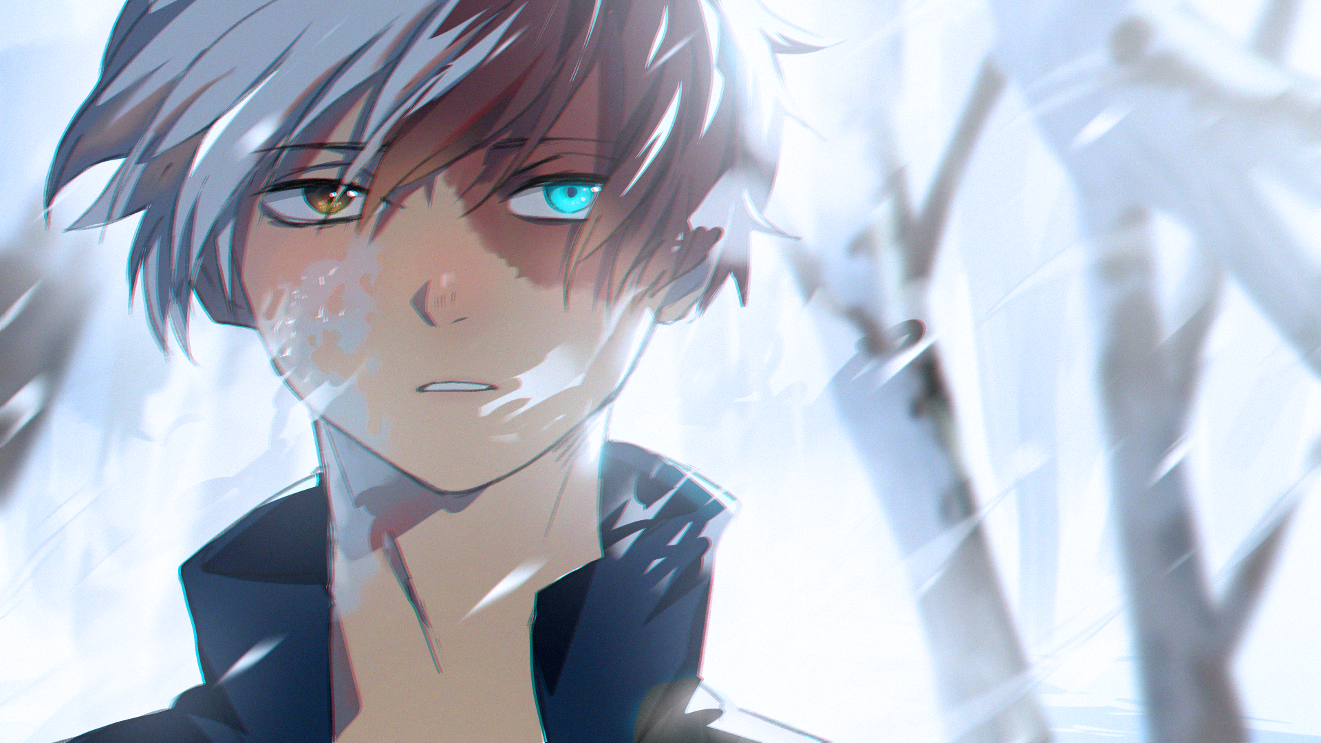 Shoto Todoroki from My Hero Academia HD Wallpaper