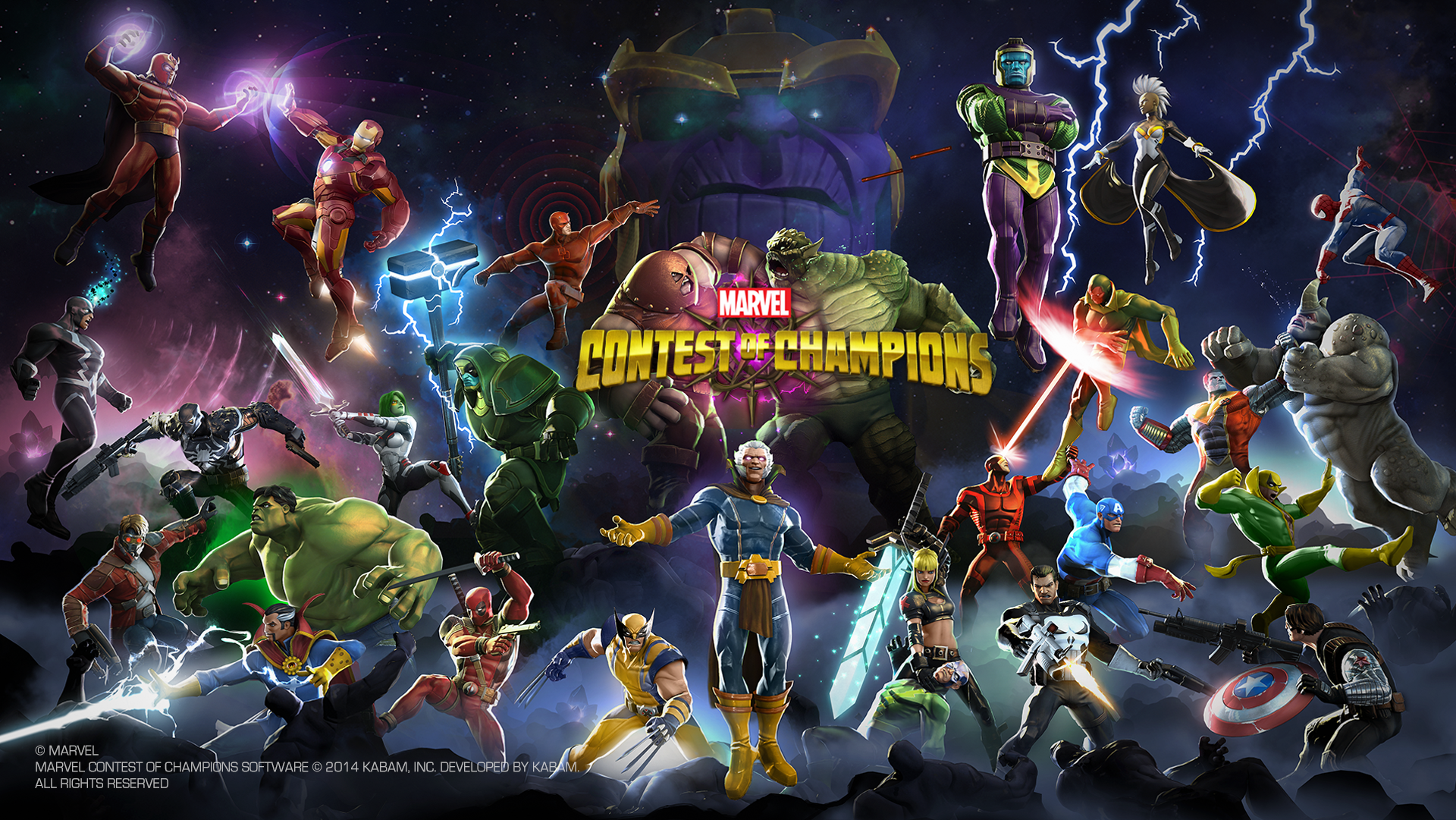 Marvel Contest of Champions characters HD Wallpaper