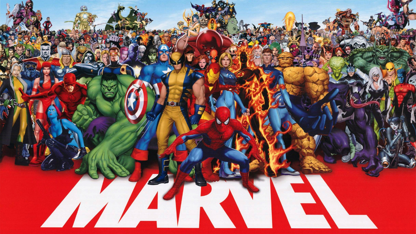 Marvel Superheroes Assemble HD Wallpaper