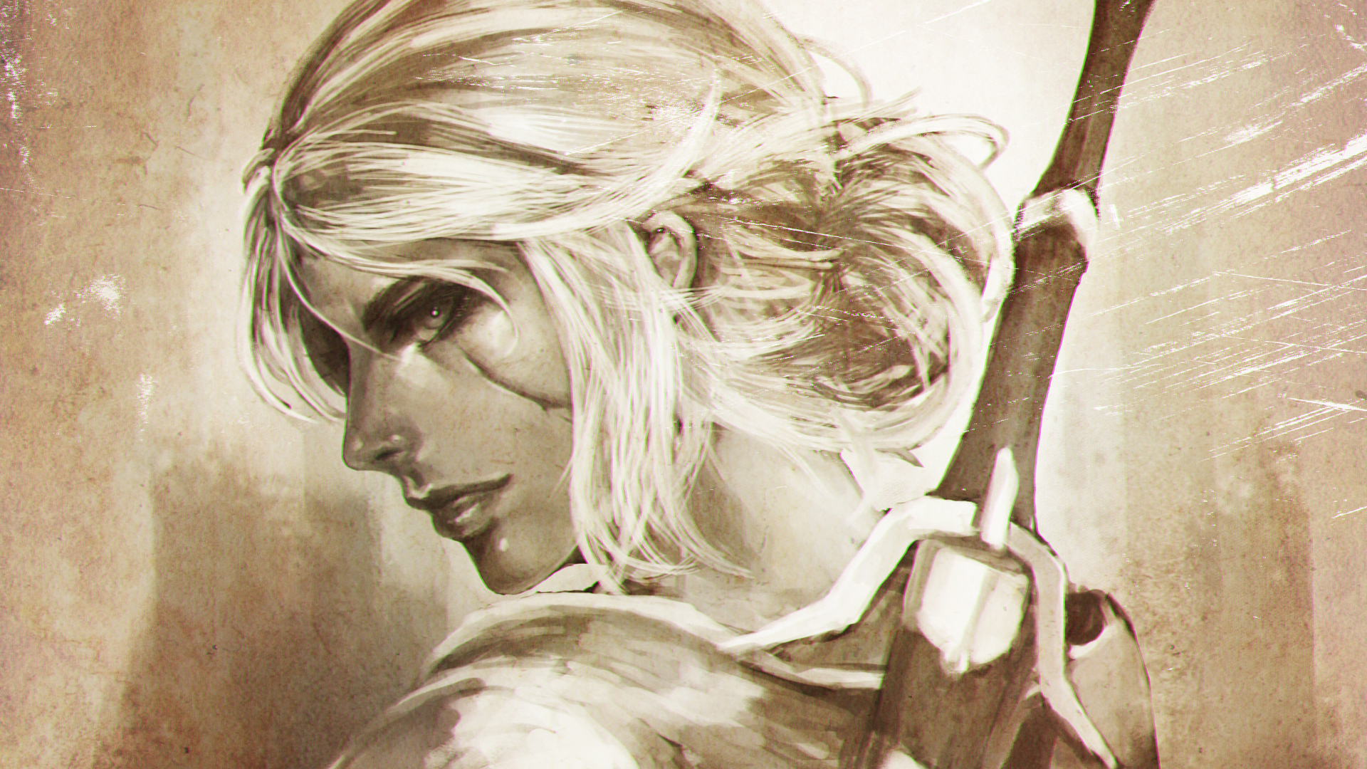 Ciri from The Witcher HD Wallpaper