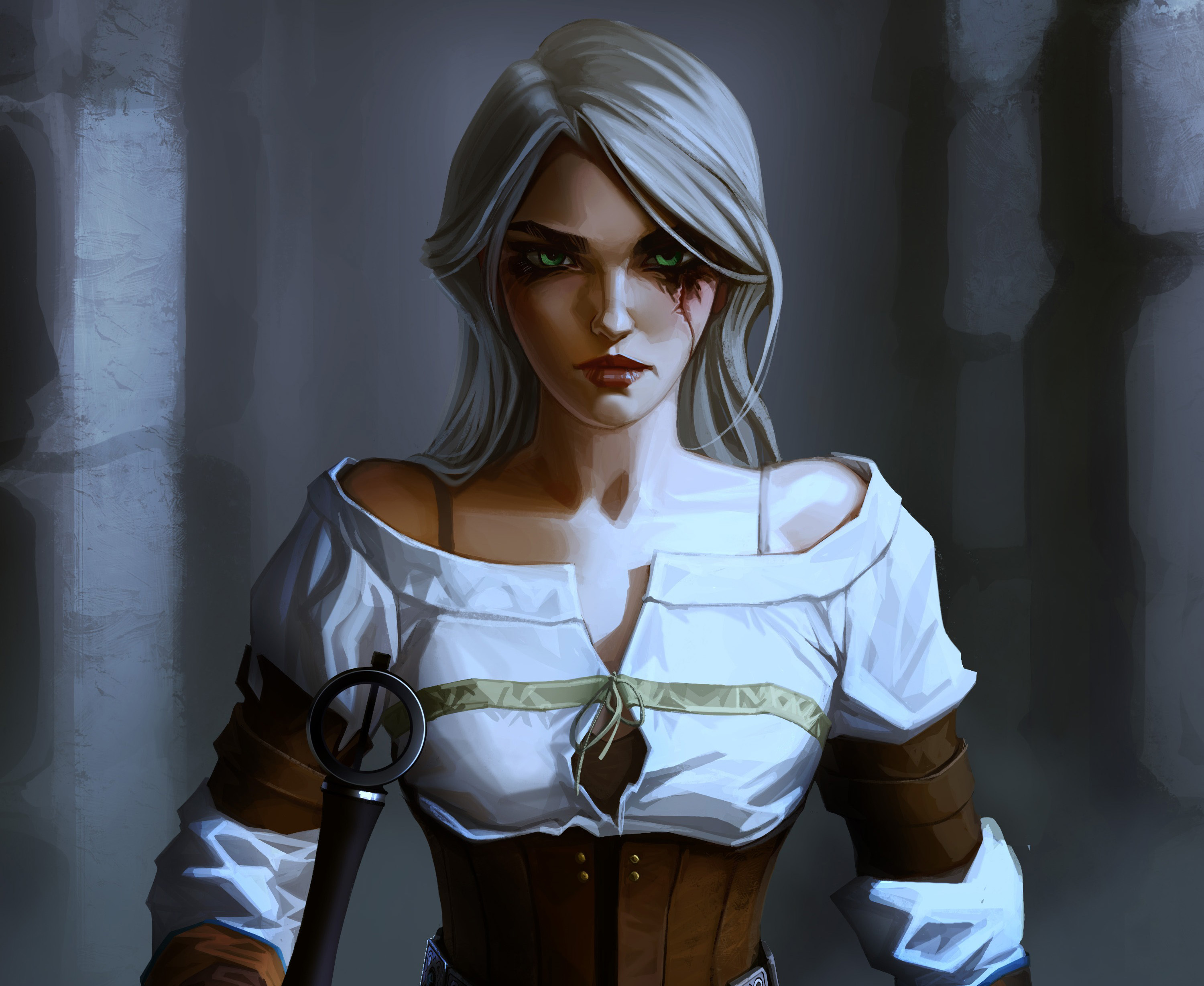 Ciri from The Witcher HD Wallpaper
