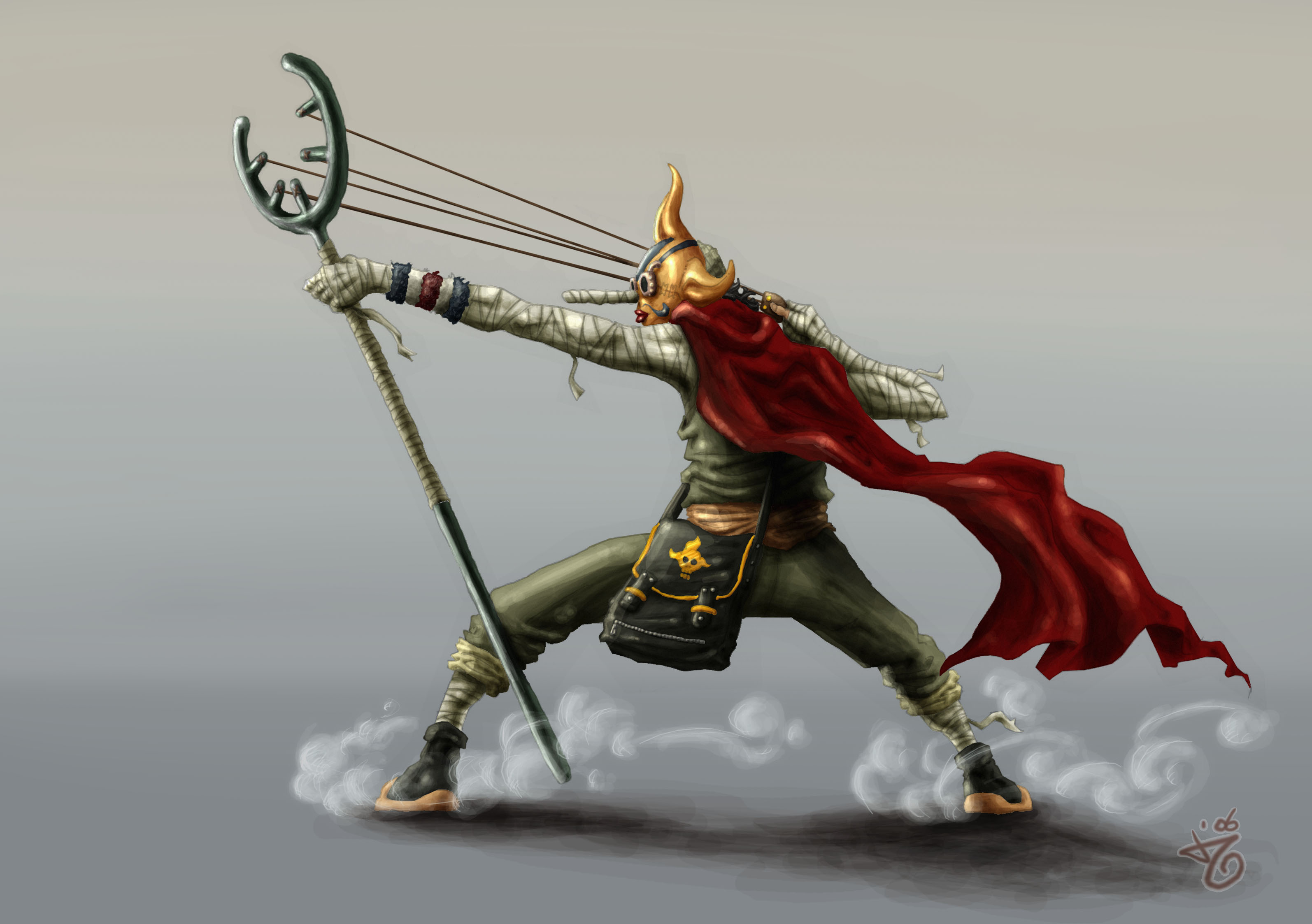 Usopp from One Piece with slingshot HD Wallpaper