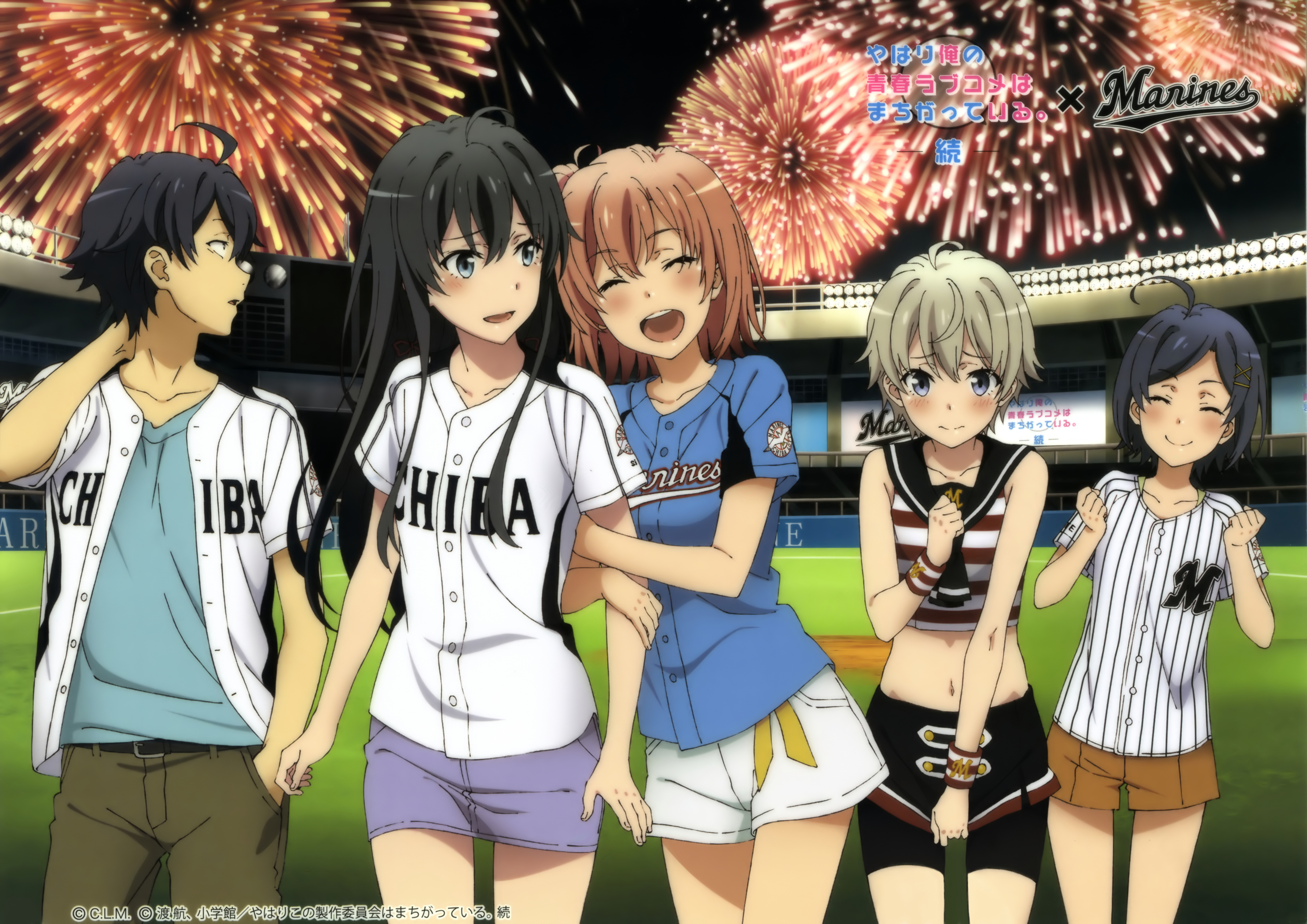 Yahari Ore no Seishun Love Comedy wa Machigatteiru. x Marines HD Wallpaper