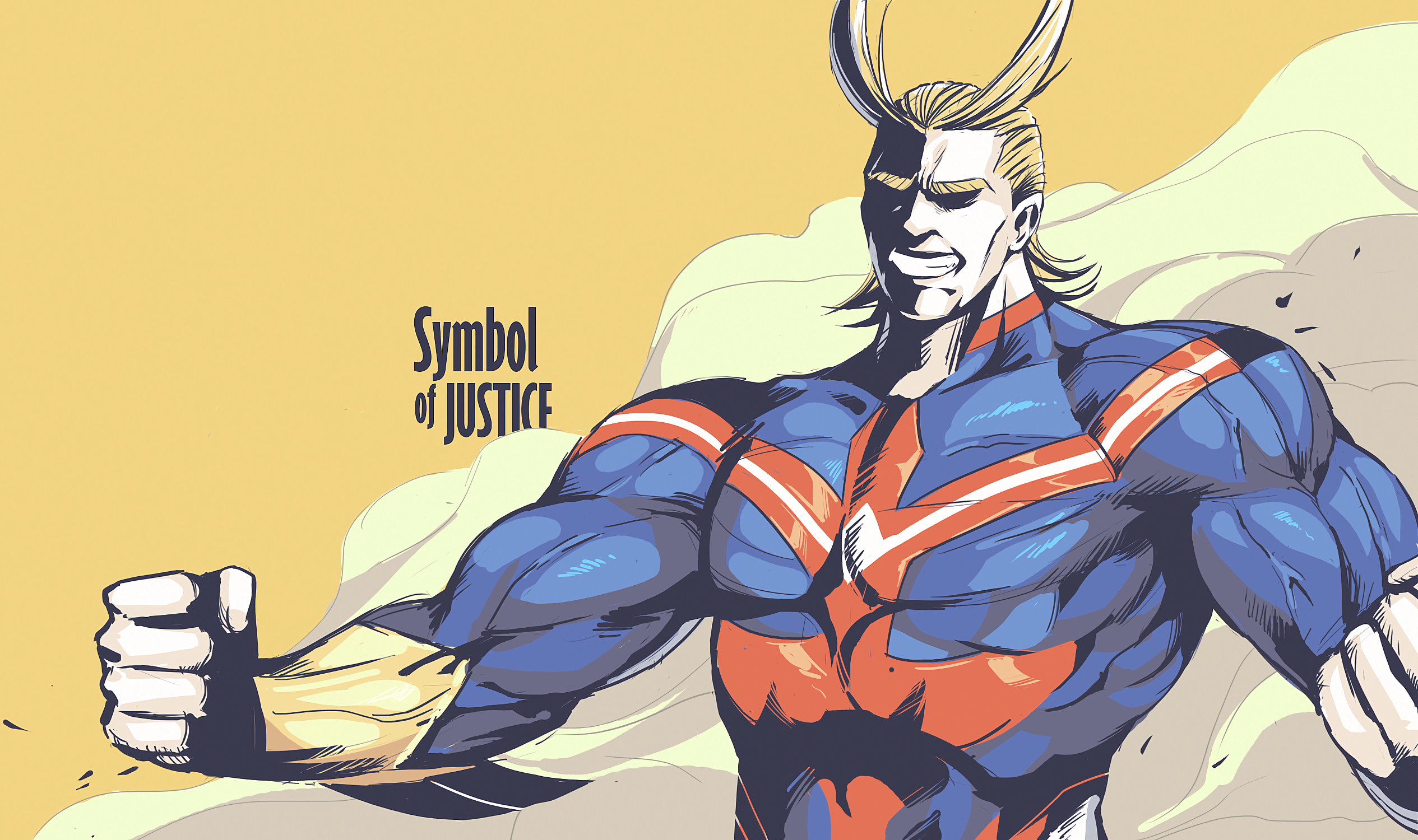 All Might from My Hero Academia Symbol of Justice HD Wallpaper