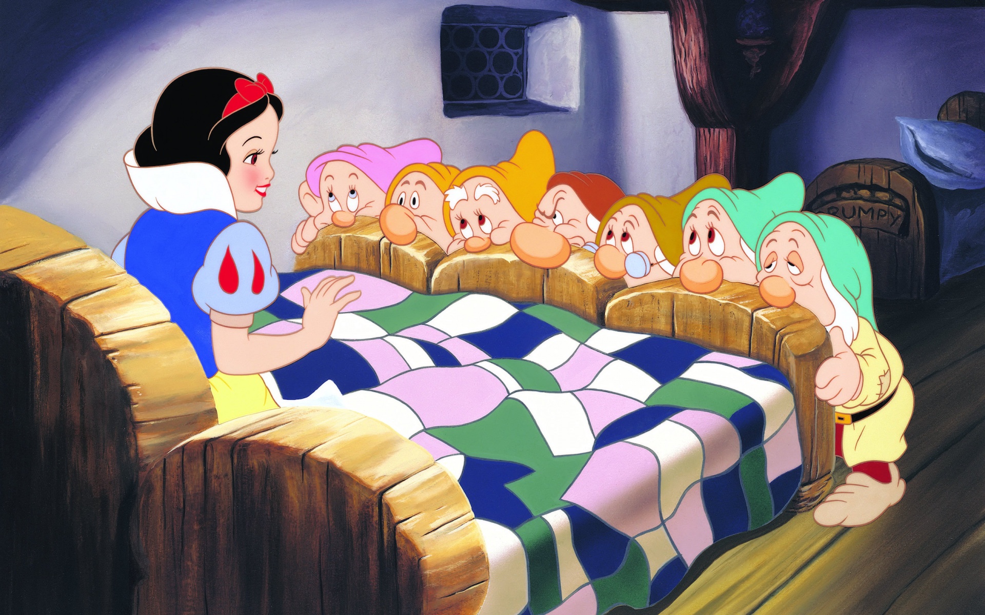 Snow White and the Seven Dwarfs HD Wallpaper
