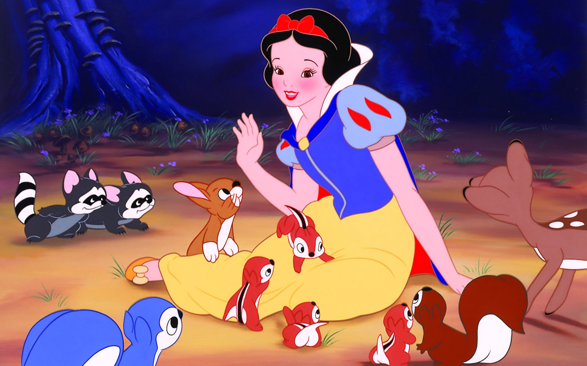 Snow White and the Seven Dwarfs HD Wallpaper