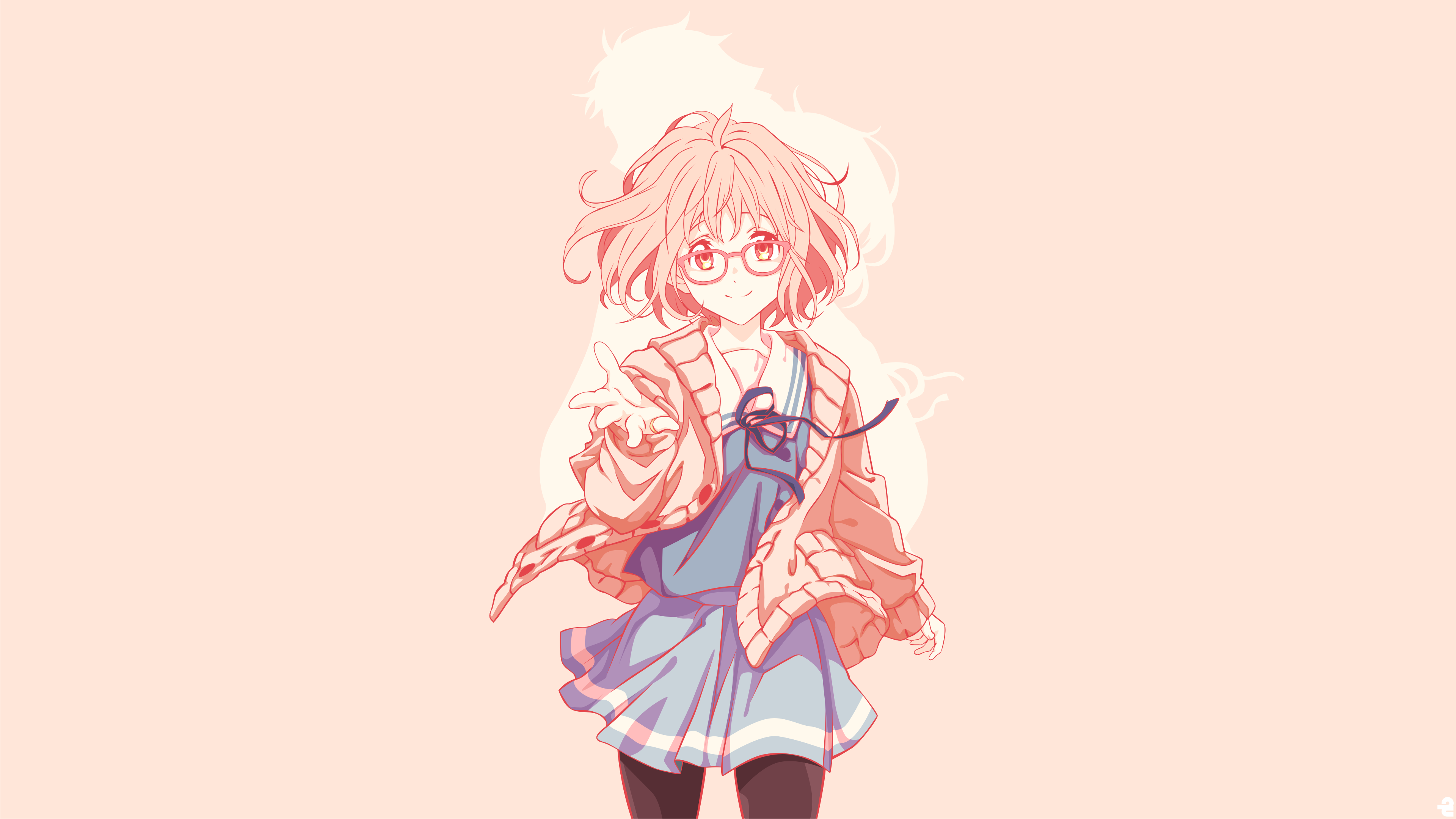Mirai Kuriyama from Beyond the Boundary HD Wallpaper