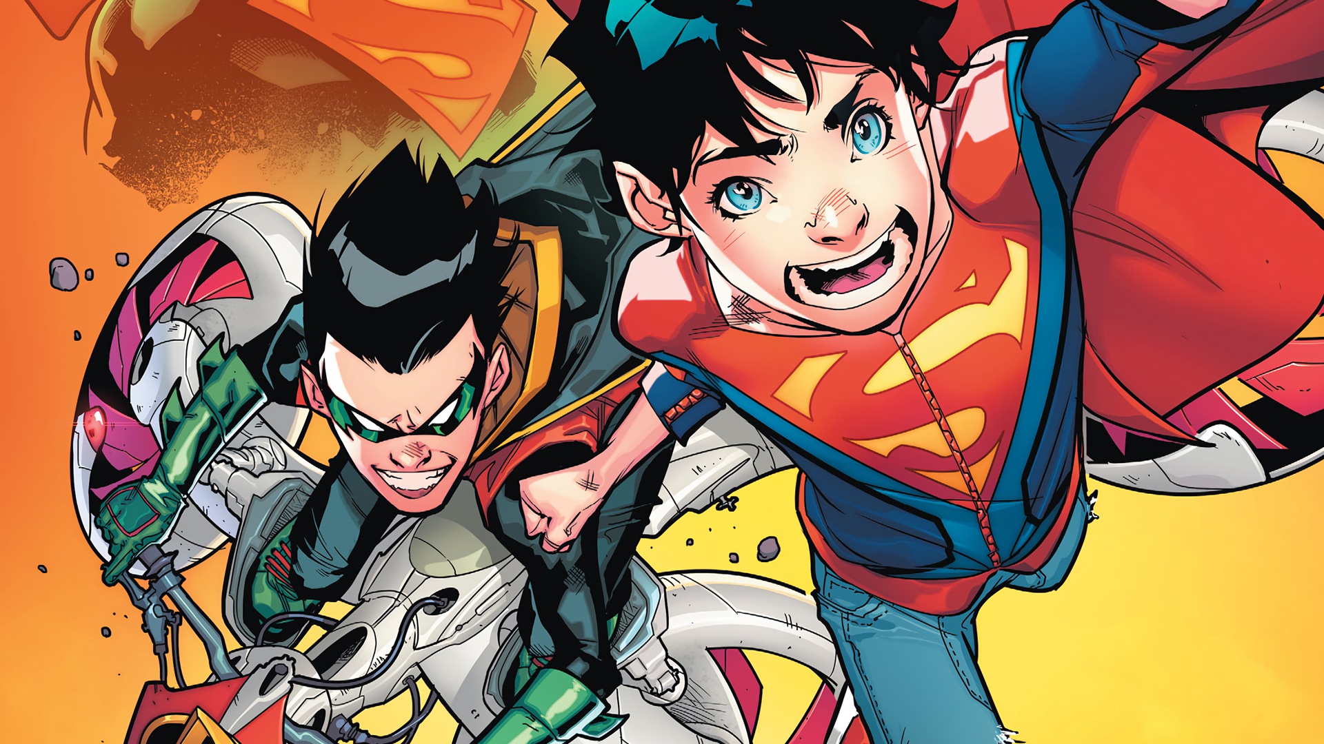 Robin and Superboy from DC Comics HD Wallpaper