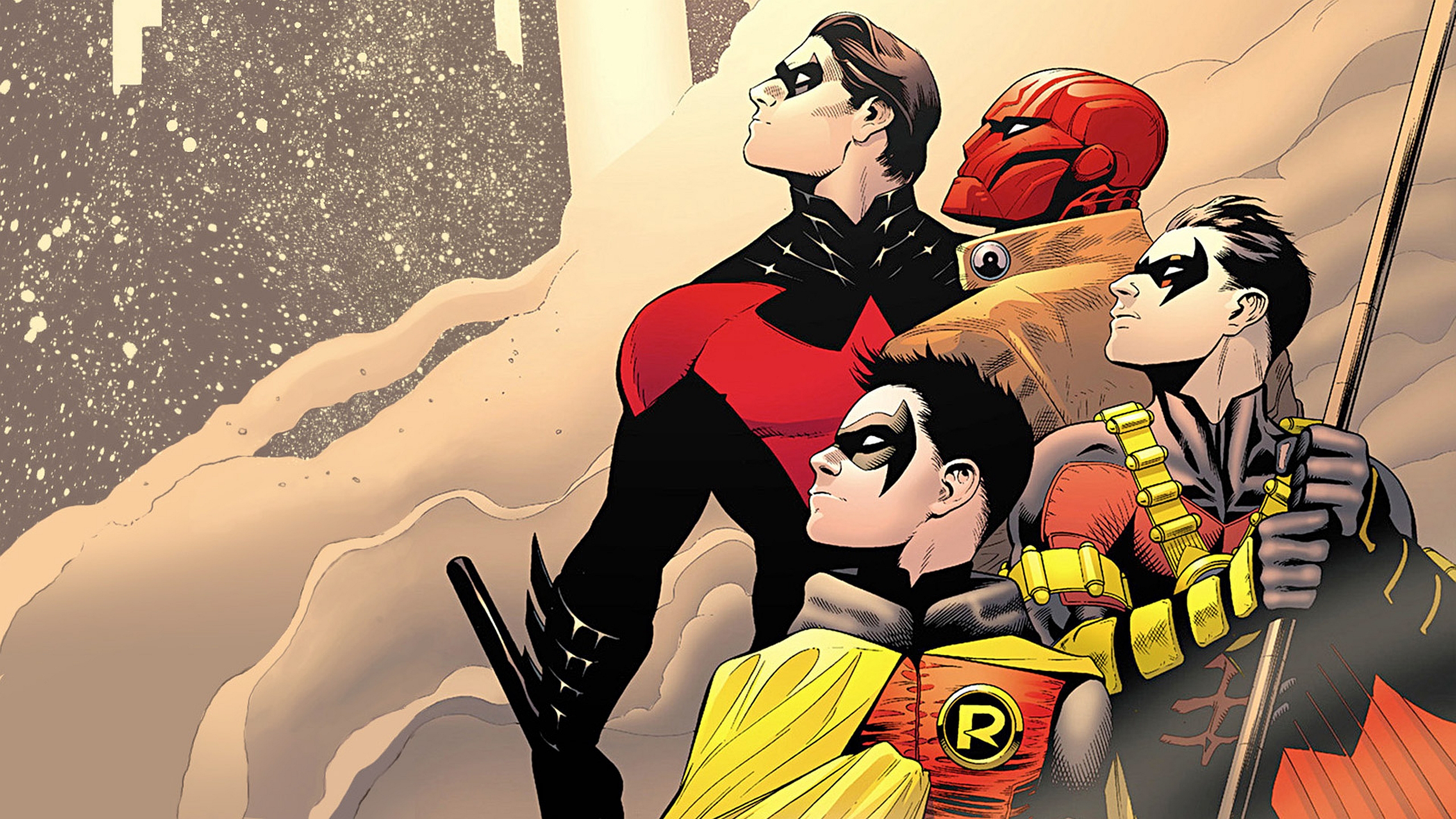 Four Robins from DC Comics HD Wallpaper