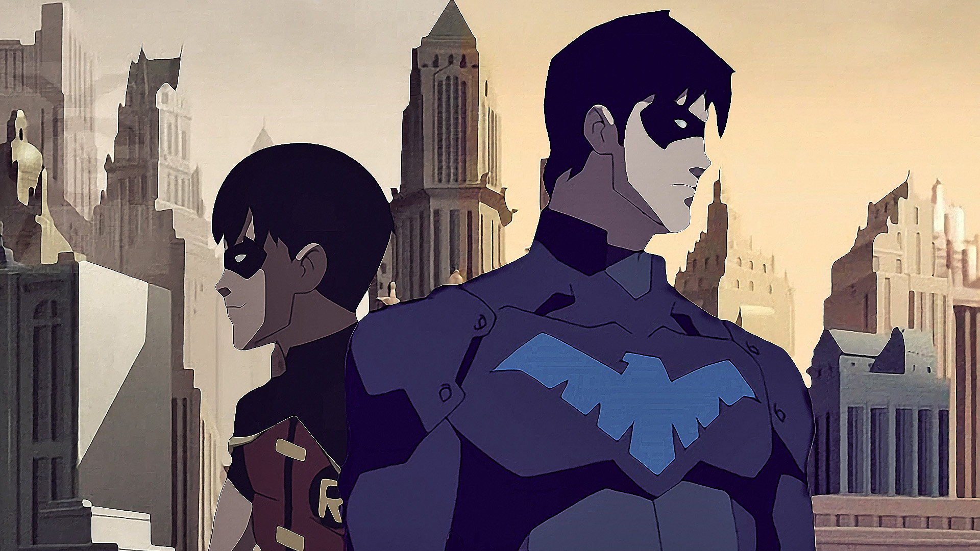 Robin and Nightwing from DC Comics HD Wallpaper