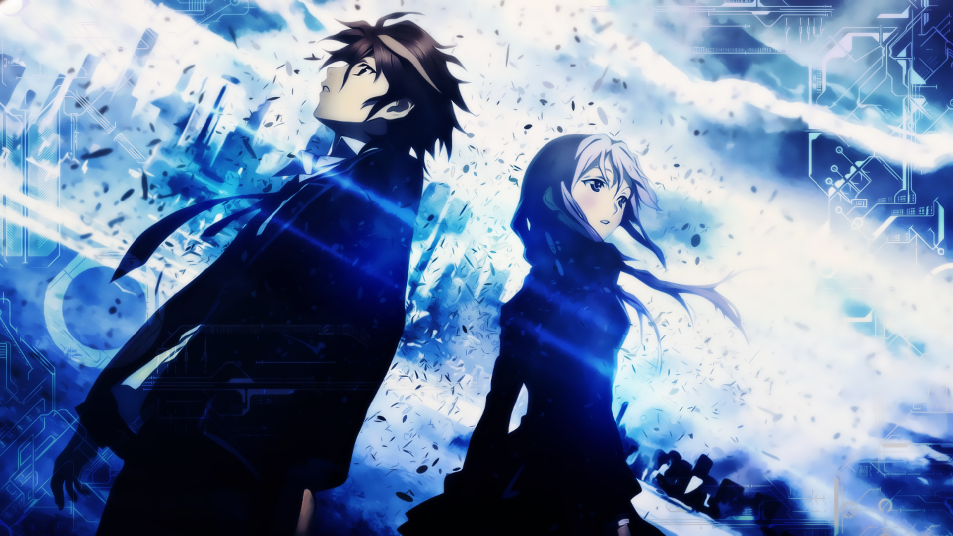 Shu Ouma and Inori Yuzuriha from Guilty Crown HD Wallpaper